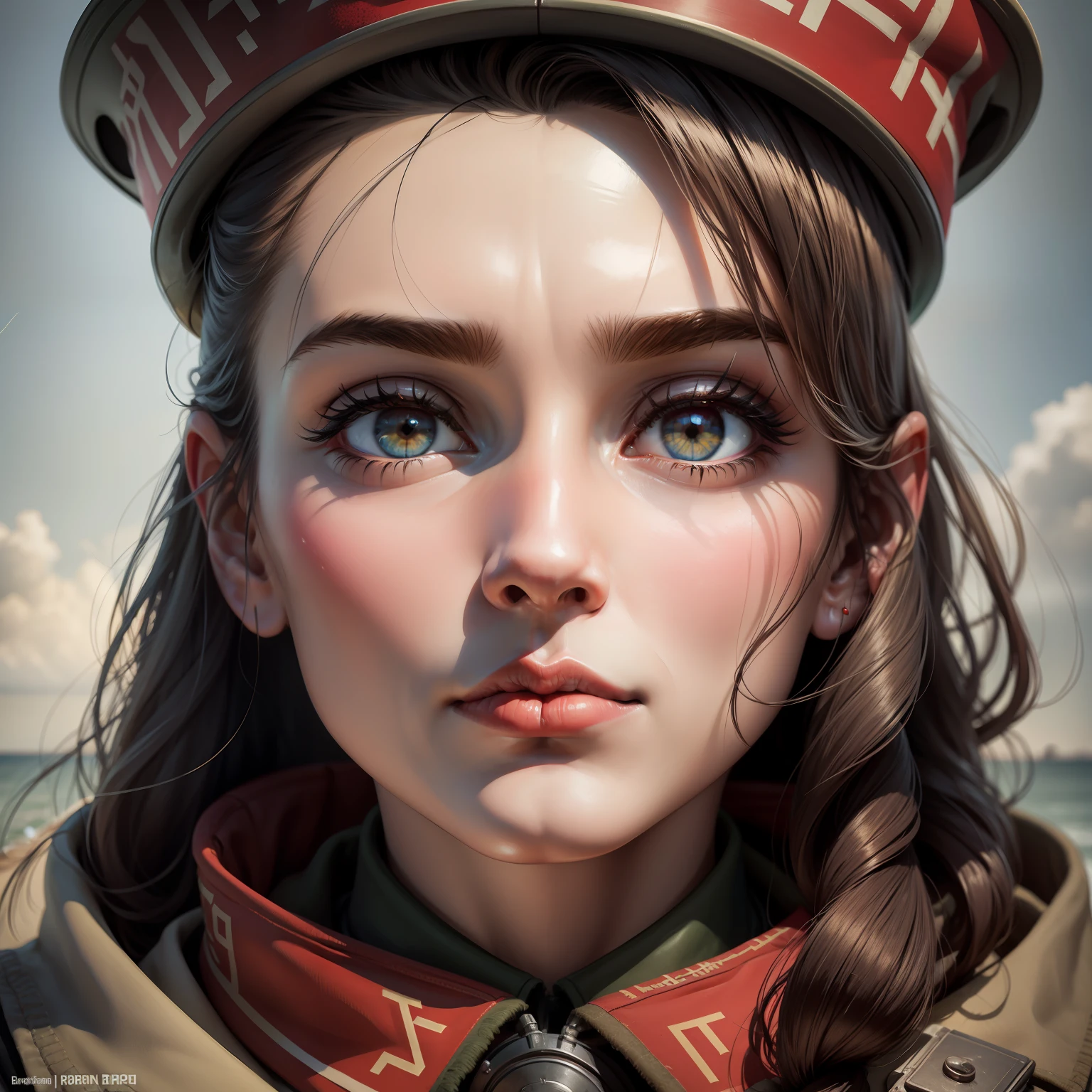 SOVIET UNION, Soviet propaganda, hiper detalhado, super detalhado, hiper detalhado, super detalhado, 8k, frio, rosto, Pescador
