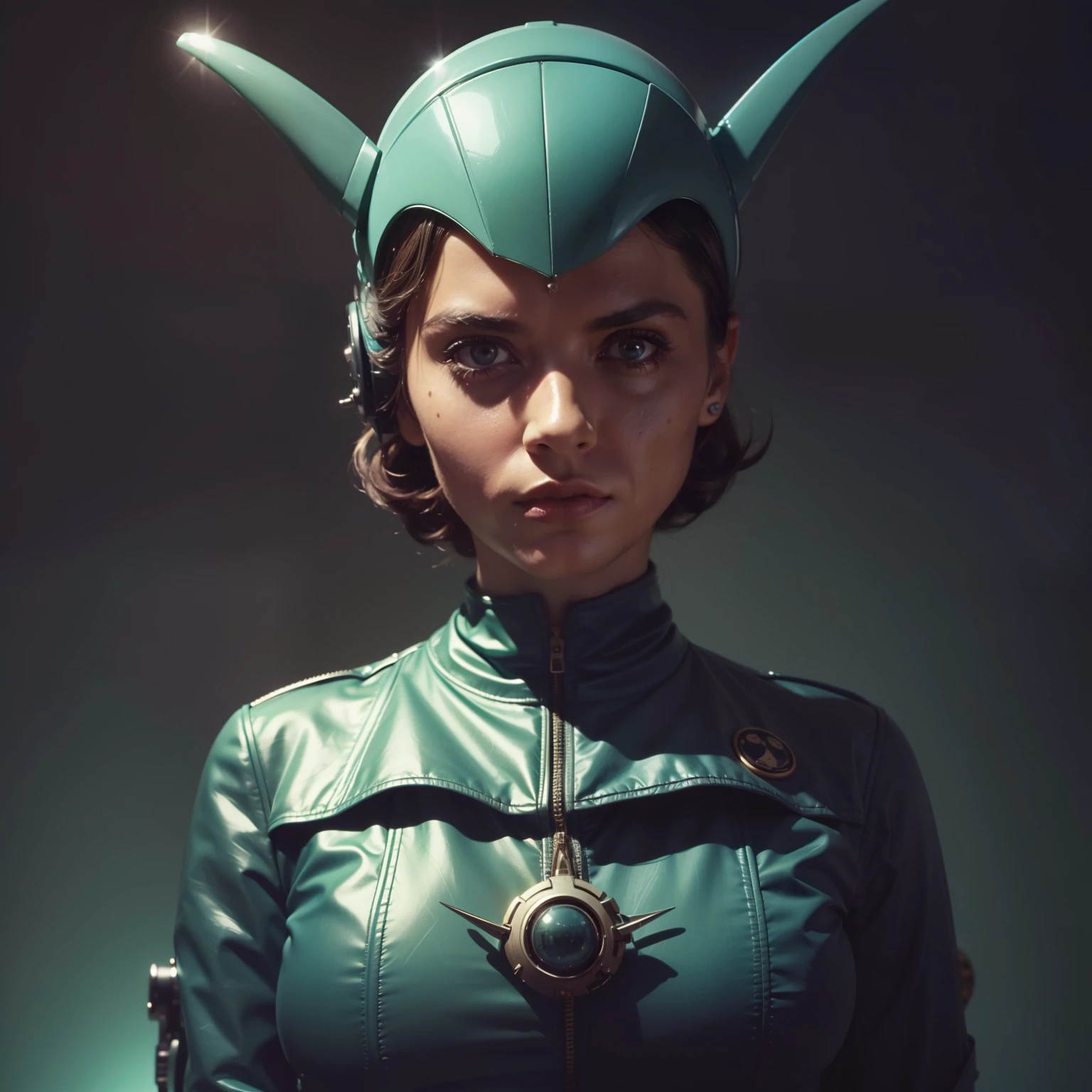 4k image of a 1960s science fiction film by Guillermo del Toro, pastels colors, Young animal makeup holding a mechanical animal in the city, Retro-futuristic fashion clothes from the 60s with alien ornaments, Luz Natural, Psicodelia, futurista estranho, retro-futurista, photo-realistic, Sharp background details.