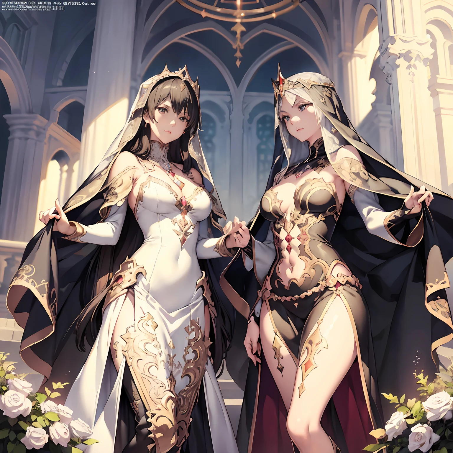 Women in see-through wedding dresses with veil and tie, Strengthened lower abdomen, Raised pubic area, Beautiful constriction, Tempered thighs, ((a beautiful fantasy empress)), anime goddess, alphonse mucha and rossdraws, Very detailed ArtGerm, wlop rossdraws, rossdraws 2. 5, 8k high quality detailed art, cushart krenz key art feminine, a beautiful fantasy empress, highly detailed exquisite fanart, artwork in the style of guweiz, clean detailed anime art,