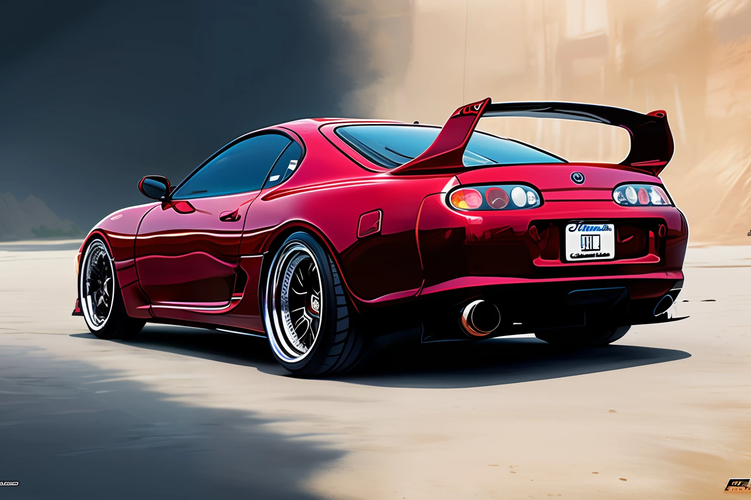 Carro rx-7 cartoon