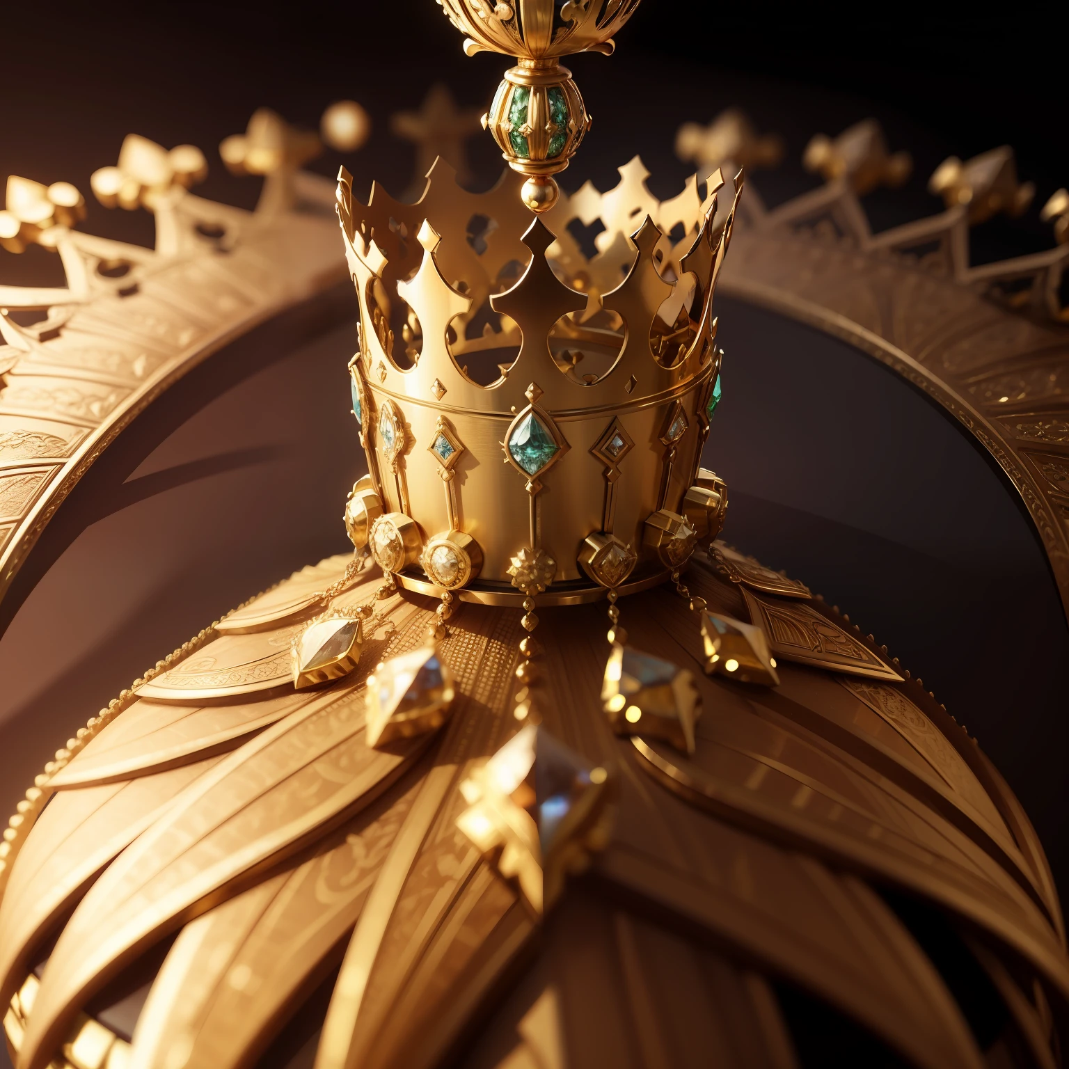 King Crown Jewels, coroa, pedra preciosa, ouro