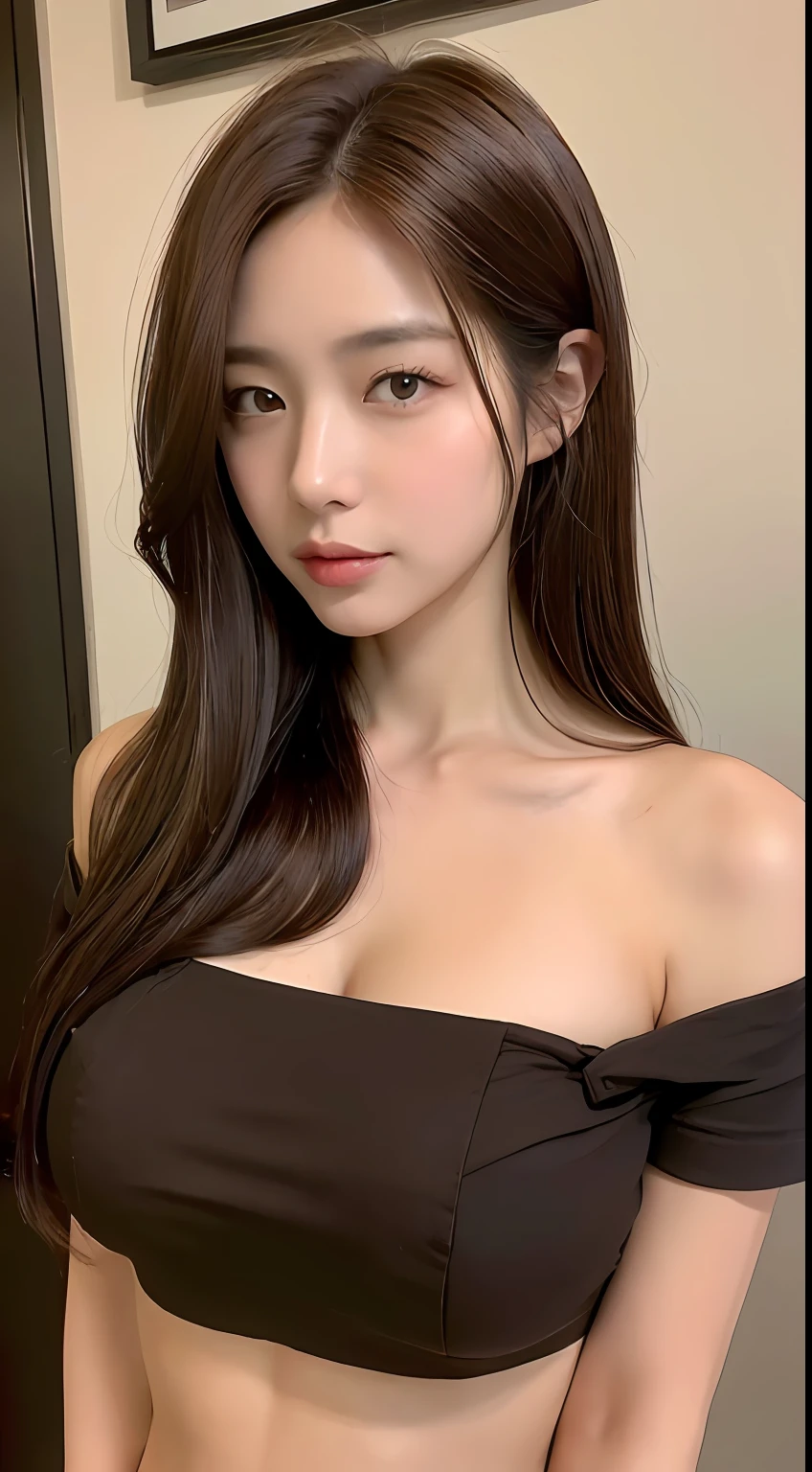 ((top-quality、8k、masterpiece:1.3))、foco nítido:1.2、Beautiful woman with perfect body shape:1.4、Slender abs:1.2、((dark brown hair、huge-breasted:1.4))、(Sexy Nurse Clothing:1.1)、hospitals:1.2、Highly detailed facial and skin texture、A detailed eye、二重まぶた