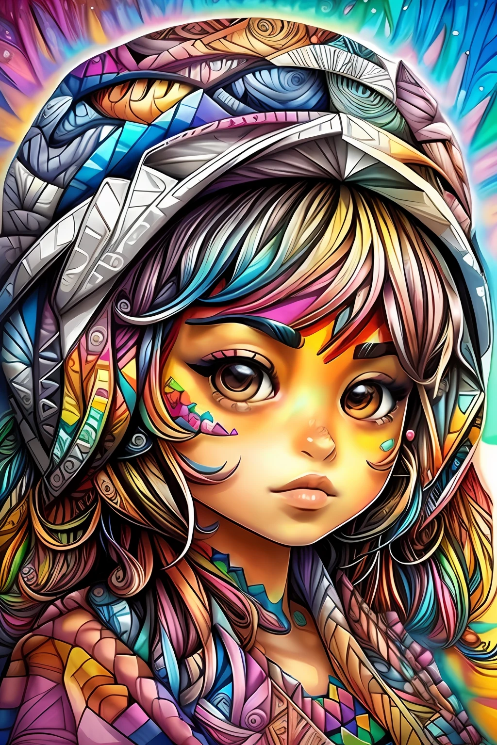 (brains), Eduardo Kobra acolchoamento ,multidimensional geometric wall PORTRAIT, arte, Chibi,
Yang08k, lindo, Colouring,
Primary works, qualidade superior, melhor qualidade, Arte Oficial, Beautiful and Aesthetic,