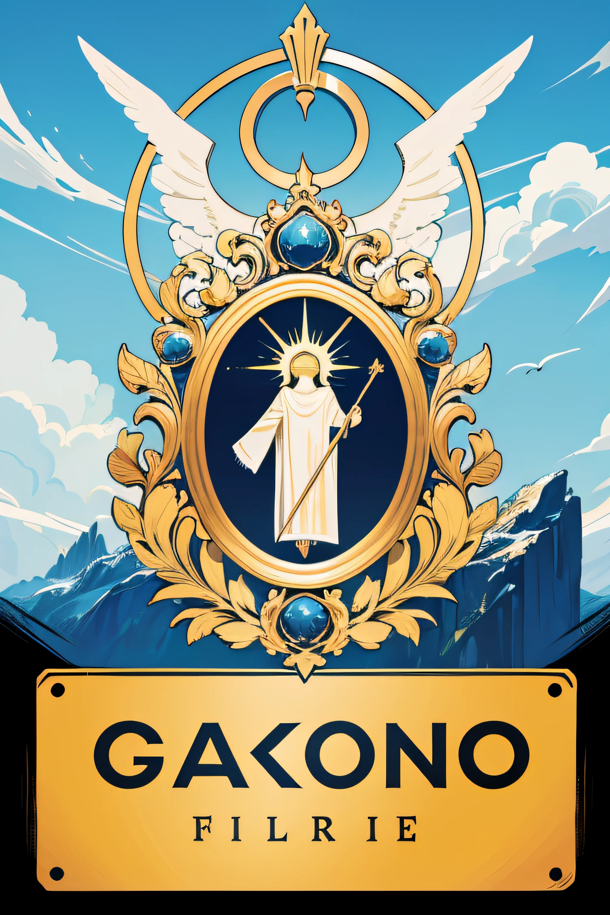 Iconic icons of God,Logo,frontage,new