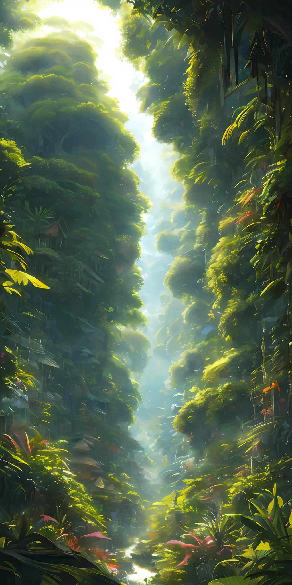 Digital illustration, Detailed and intricate, The dense jungle is full of exotic plants and animals, Sunlight shines through the canopy，Produces a mottled effect. In the style of Yoshitaka Amano and Hayao Miyazaki, Masterpiece, Proportional, Detailed, trending on artstationh, Beautiful lighting, Realistic, Intricate, Award-Awarded, 4K, highest quality
Award-winning, 4K digital painting in the style of Yoshitaka Amano. Detailed and intricate depiction of a zombie apocalypse, cleverly capturing the chaos and drama of the scene. Beautiful lighting and cinematic composition make this piece a true masterpiece, trending on artstationh