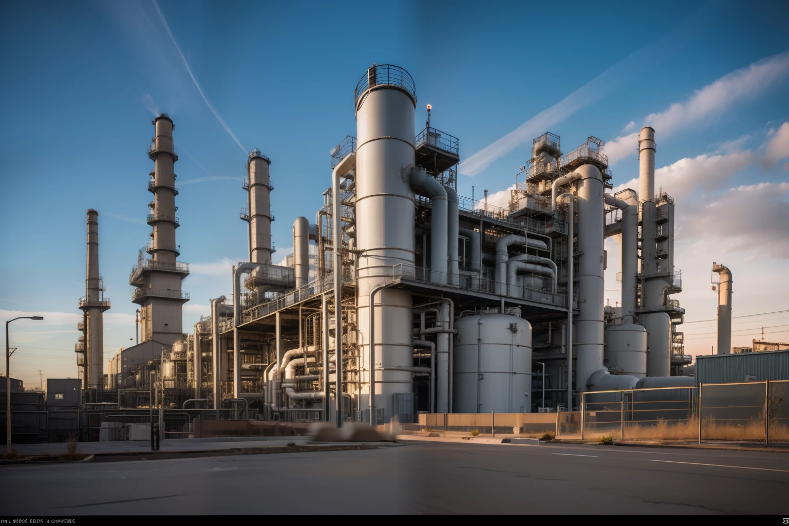 Chemical plant buildings,Scenes, Live photos, 8K, shutter inventory