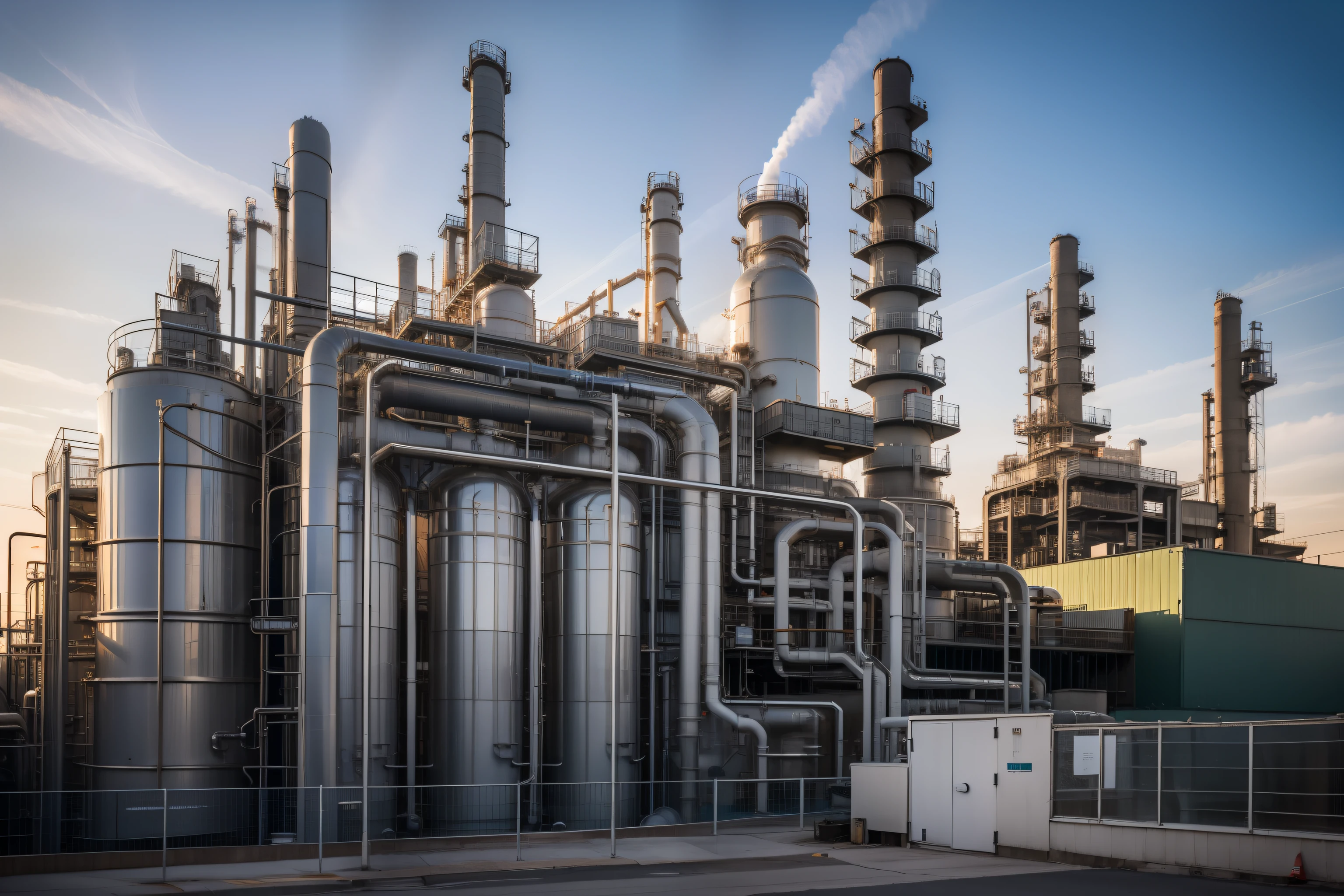Chemical plant buildings,Scenes, Live photos, 8K, shutter inventory