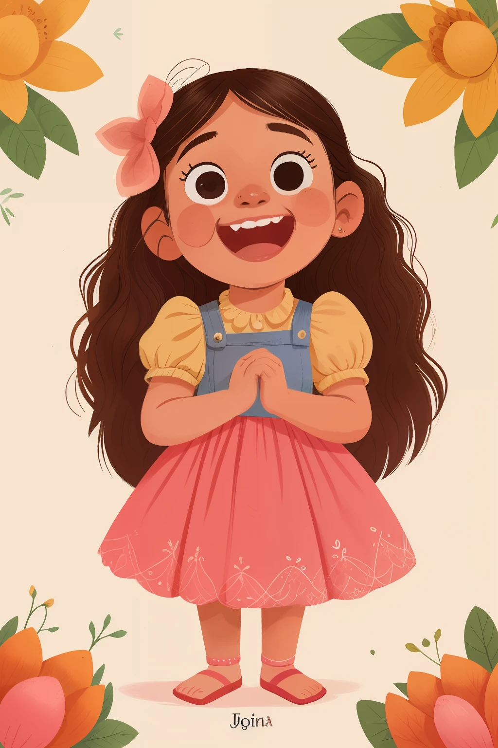 joaninha feliz