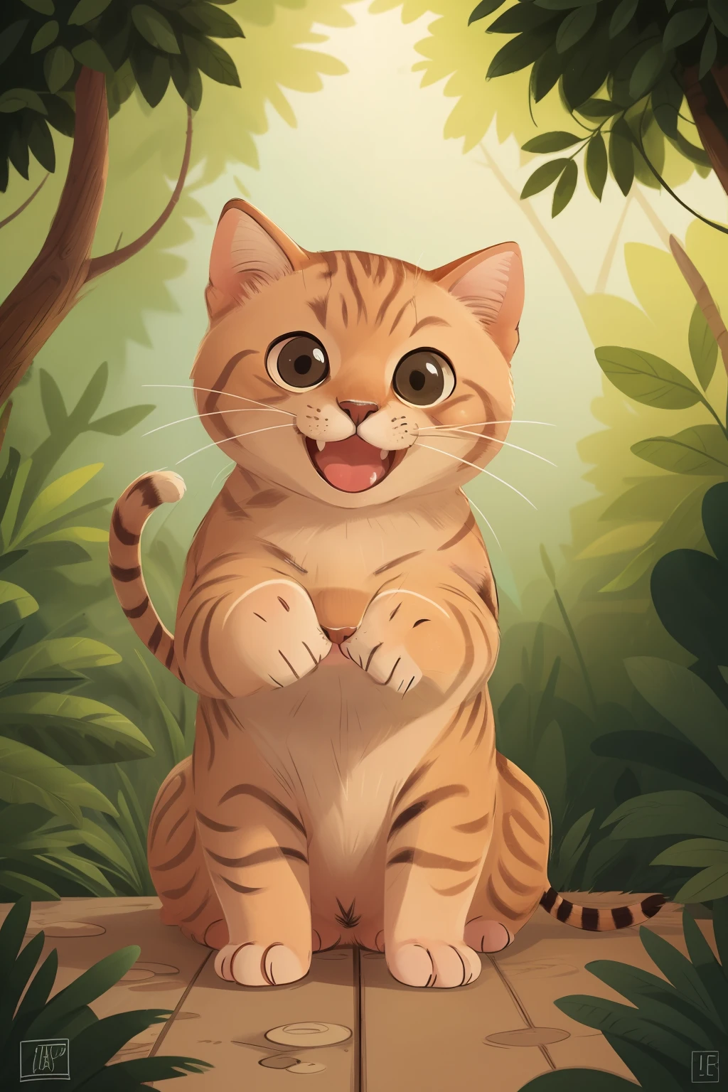 gatinho feliz