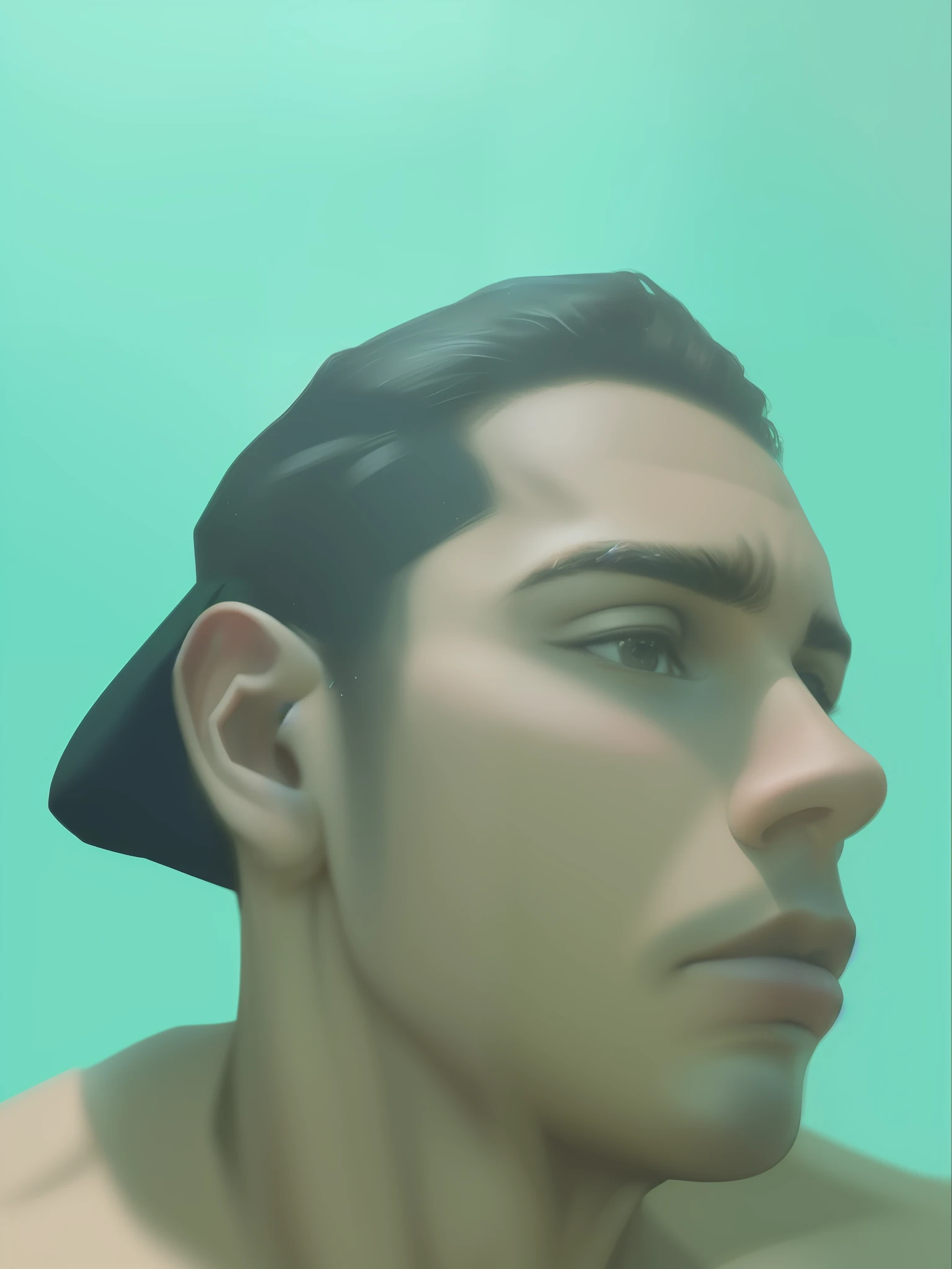 Jovem masculino de terno, Cinematografico, realista , pintor , Artist, em 8k