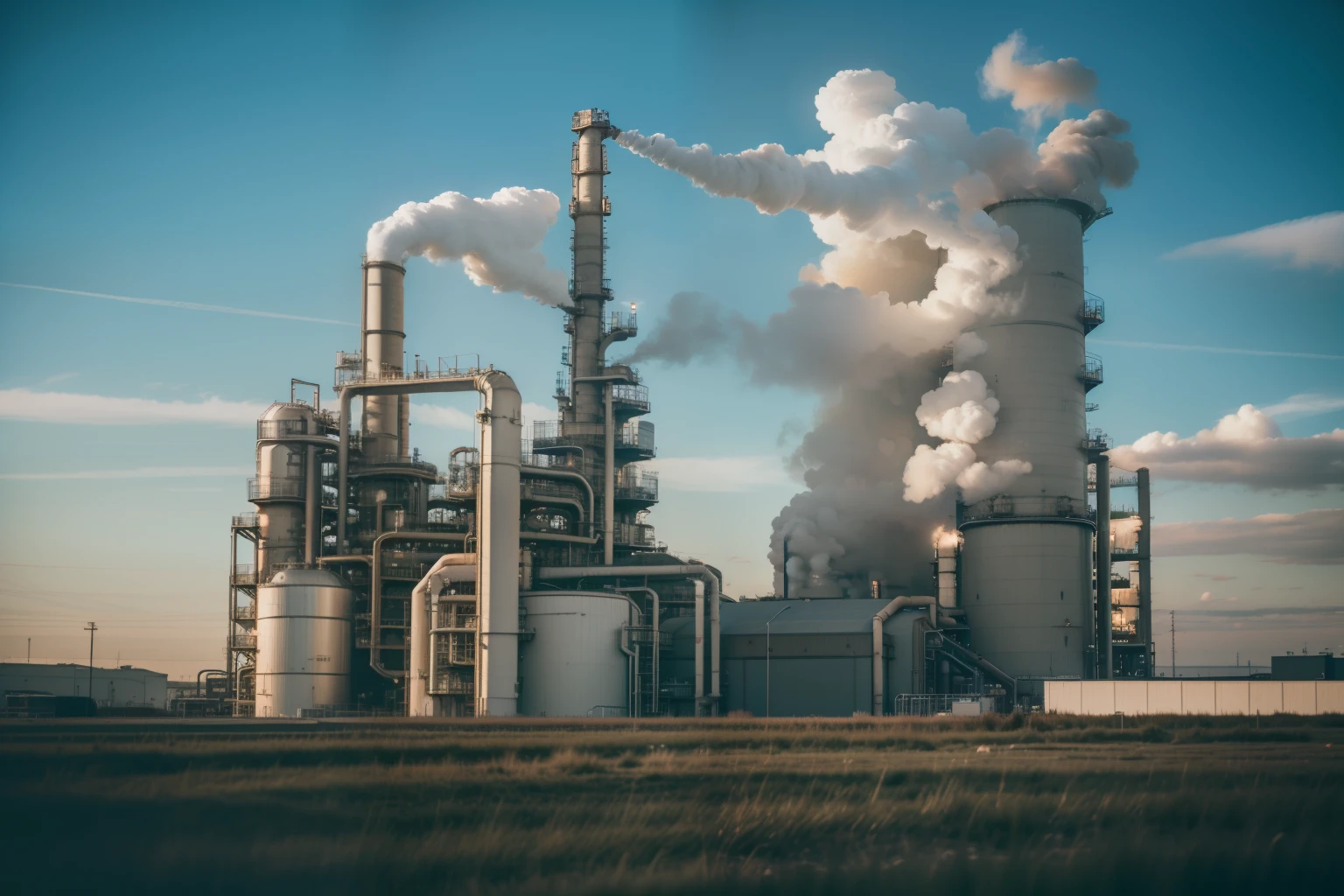Chemical plant buildings,Scenes, Live photos, 8K, shutter inventory