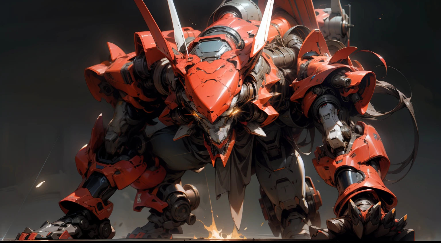 Dark_fantasy, cyber punk perssonage, Crawl like a ghost，Has six legs，There is thick armor on the legs，((Hexapod:1.5,Self-propelled casemates, Large-caliber artillery：1.7，Reload :1.8， There is a disagreement with the muzzle[Plasma lightning]:1.5，Camouflage color：1.1)), 复杂, firing laser，The laser carries the flame，Fire-red toes，Close-up of the head，（Steel metal[rusted]）, ellegance, Clear focus, The styling of EVA，Evangelion，Photographed by Greg Rutkowski, gentlesoftlighting, vivd colour, tmasterpiece, （（Desert battlefield））, dynamicposes, large scene, abstract expressionism, expressionistic, Vignetting, Chiaroscuro, afterimage, Atmospheric perspective, in a panoramic view, Rotated, hyper HD, retinas, Masterpiece, ccurate, Anatomically correct, Textured skin, Best quality, Award-Awarded, High quality, A high resolution, 16k