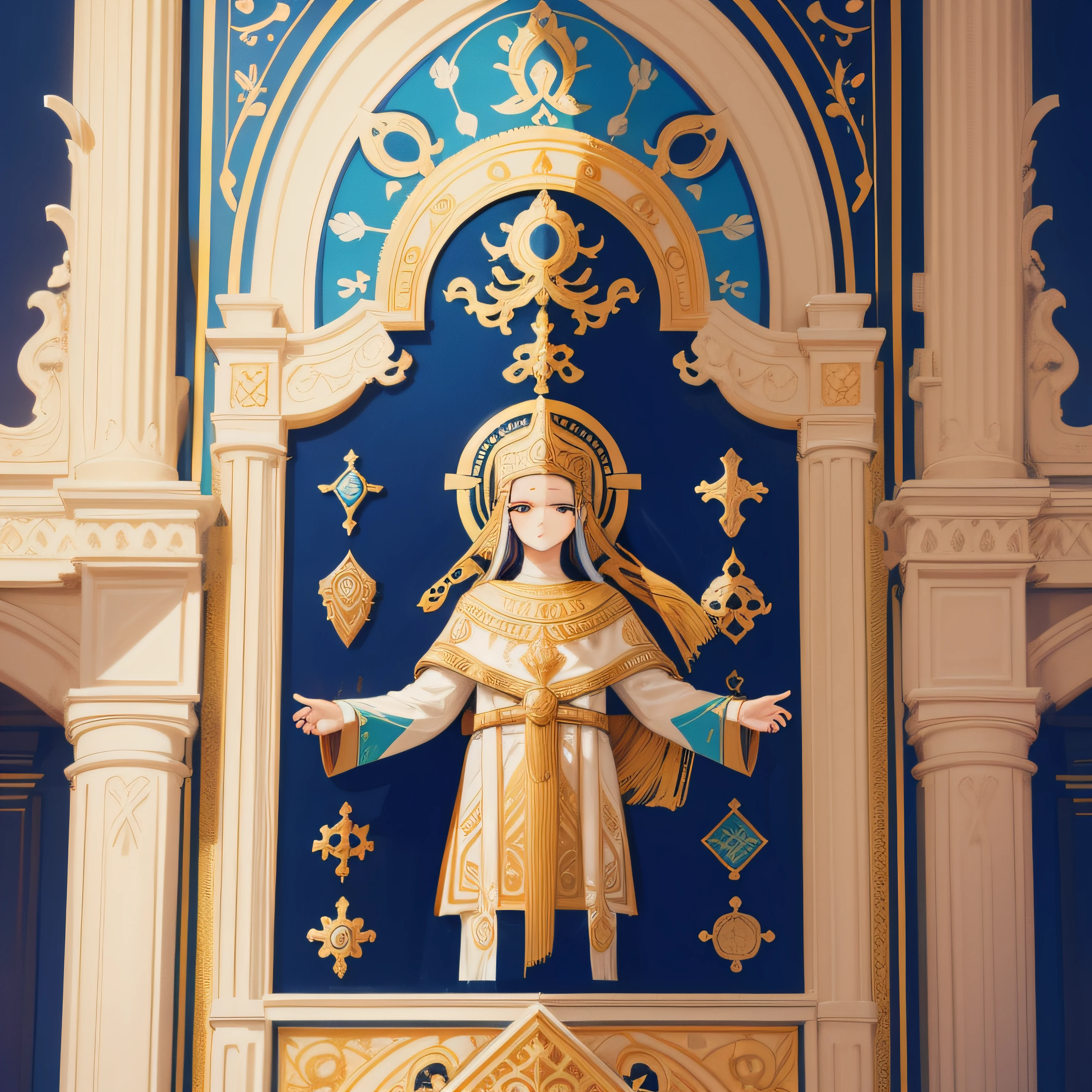 Iconic icons of God,Logo,frontage,