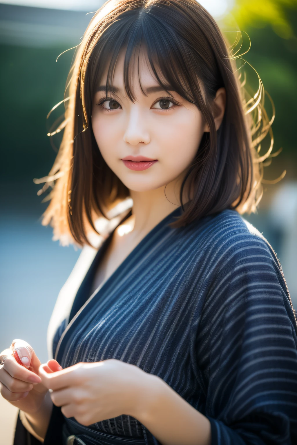 Close up photo of a girl、shorth hair、blonde  hair、Wearing a kimono、Hot spring in the background、Natural hot springs
Highest Quality、realisitic、Photorealsitic、(intricate detailes:1.2)、(delicate detail)、(ciinematic light、best quality backlight)、Clear Line、foco nítido、Lifelike face、Detailed face
Unity 8K Wallpapers、超A high resolution、(Photorealsitic:1.4)、looking at the viewers、full body Esbian、matsuri、In the street、long、A dark-haired、Japan floral yukata