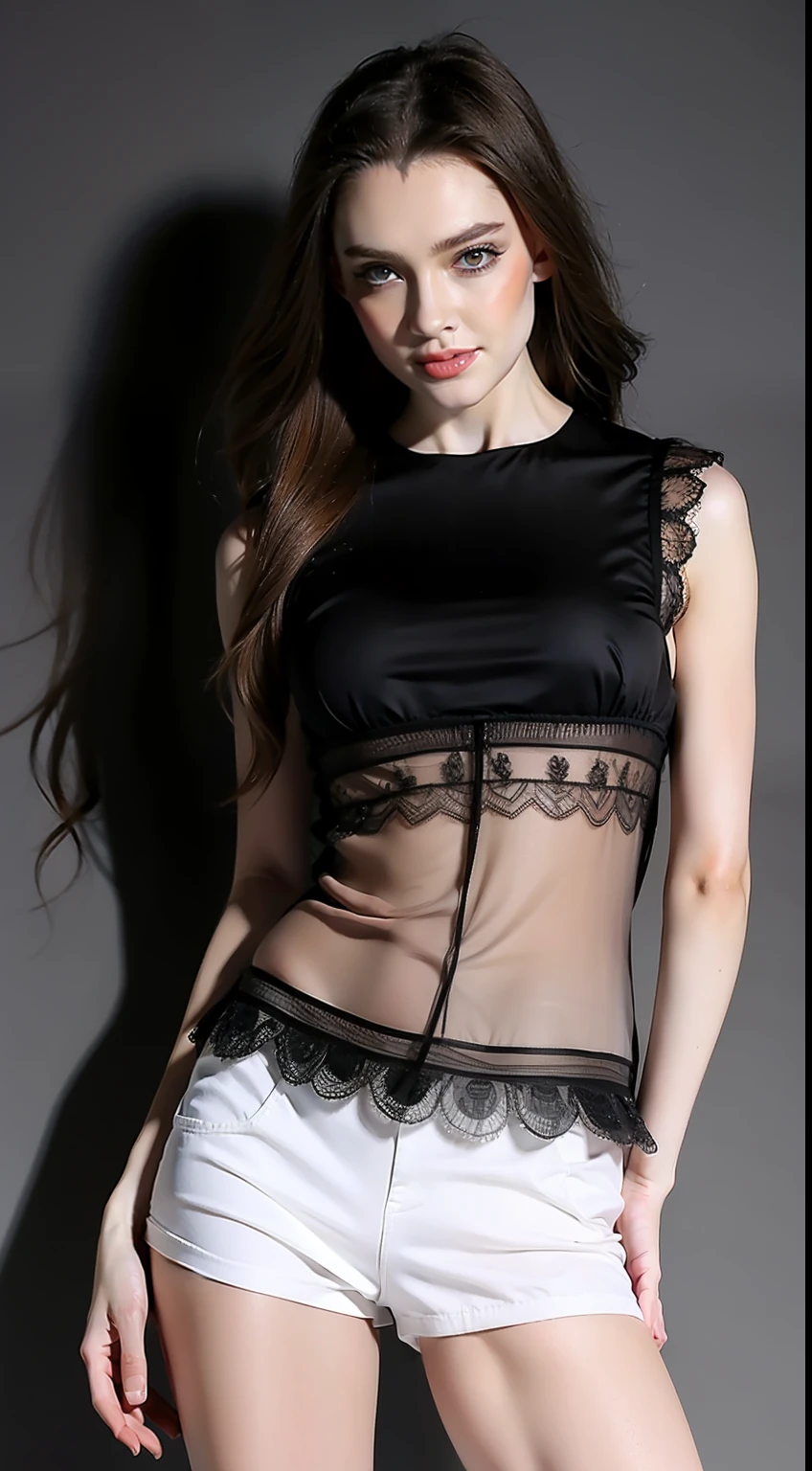 (Hyper Real), (illustratio), (A high resolution), (8K), (The is very detailed), (Most Best Illustration), (美丽细致的眼睛), (best qualtiy), (ultra - detailed), (tmasterpiece), (the wallpaper), (详细的脸), Sagging eyes, long whitr hair, period costume, huge tit, (camel-toe)