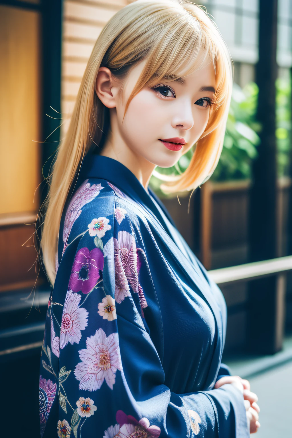 Close up photo of a girl、blonde hair、Wearing a kimono、Hot spring in the background、Natural hot springs
Highest Quality、realisitic、Photorealsitic、(intricate detailes:1.2)、(delicate detail)、(ciinematic light、best quality backlight)、Clear Line、foco nítido、Lifelike face、Detailed face
Unity 8K Wallpapers、超A high resolution、(Photorealsitic:1.4)、looking at the viewers、full body Esbian、matsuri、In the street、long、A dark-haired、Japan floral yukata