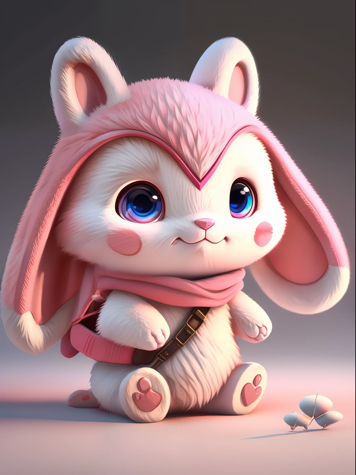 Pink mascot, with eight uprising cultural characteristics, distinctive characteristics, rich connotation Jiangxi city IP has unique creativity and design, in line with the characteristics of the times Cute image, great affinity and communication Cute little animals Furry, anime, contemporary art, UHD
