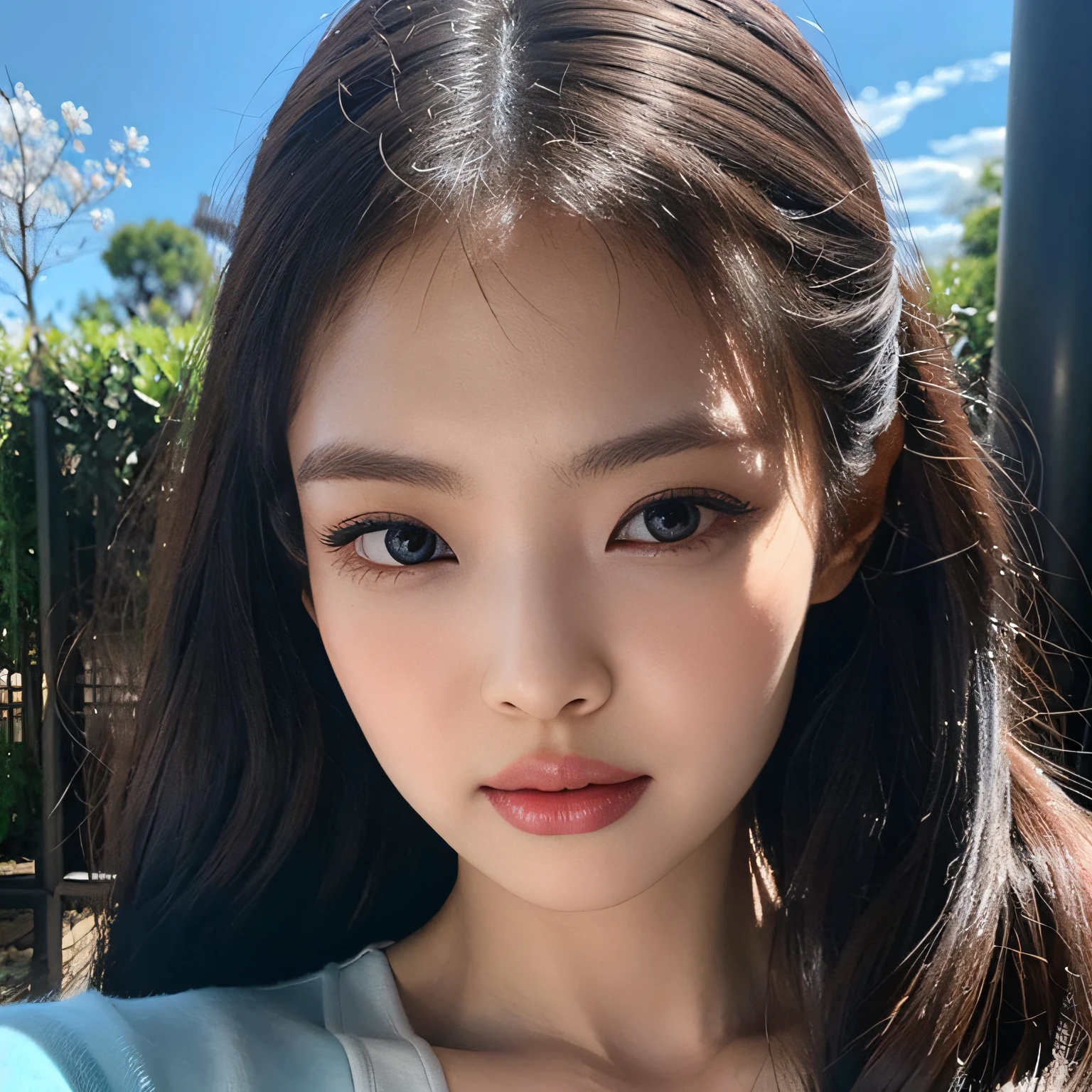 a photo portrait of jennierubyjenes,(intricate details:0.8), (hdr, hyperdetailed:1.2)