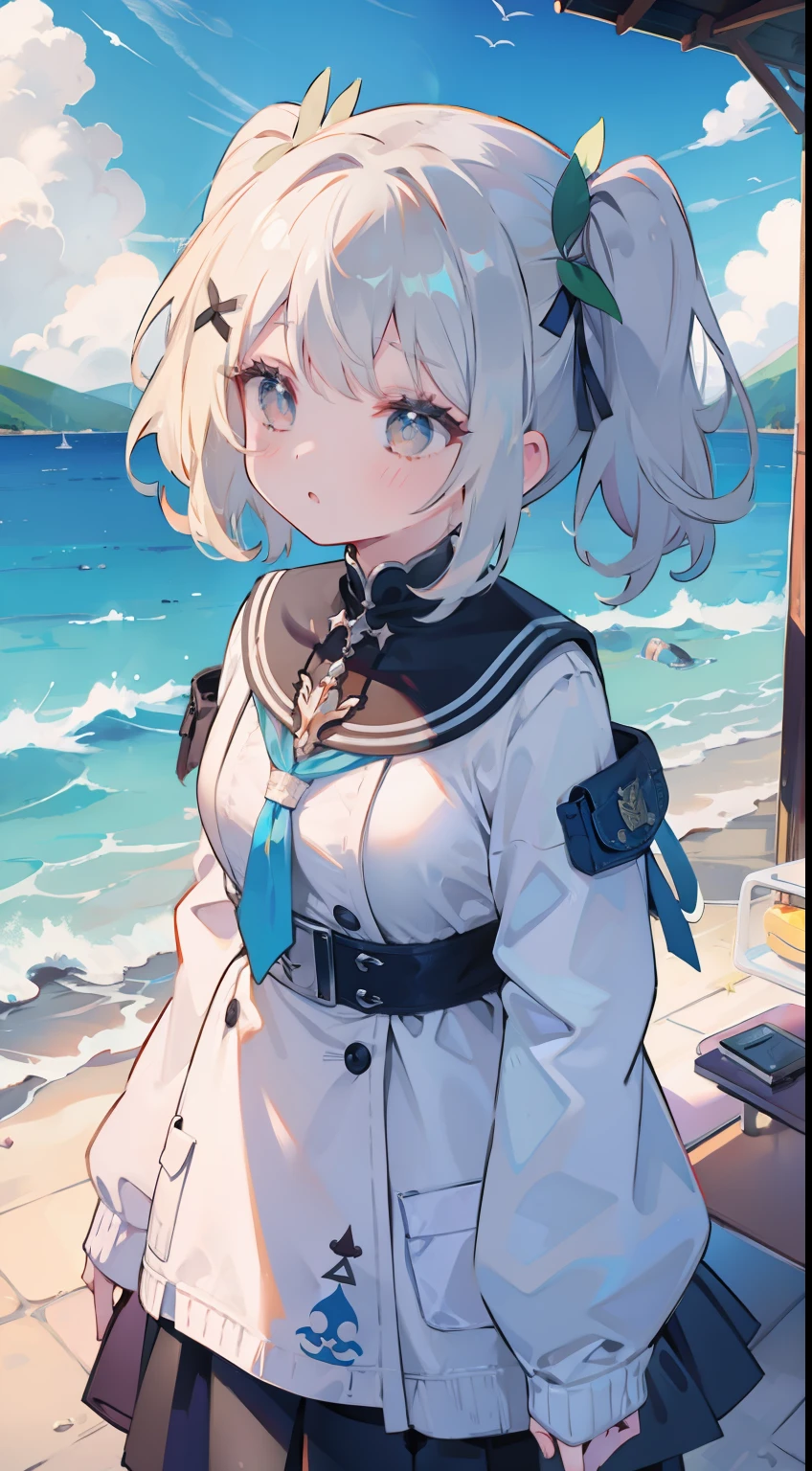 One girl