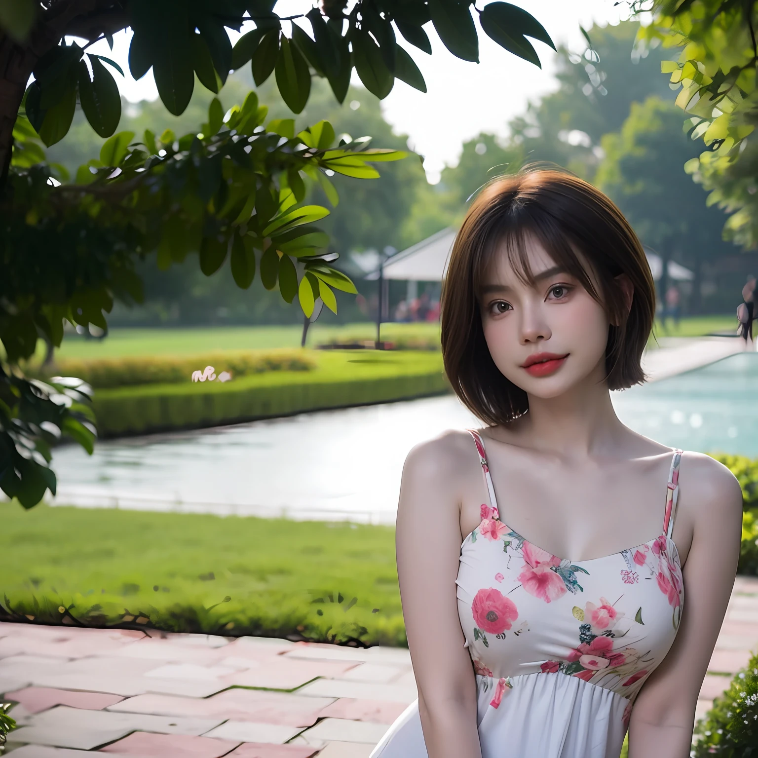 a photo of nokia_sutasinee, outdoor, bright day