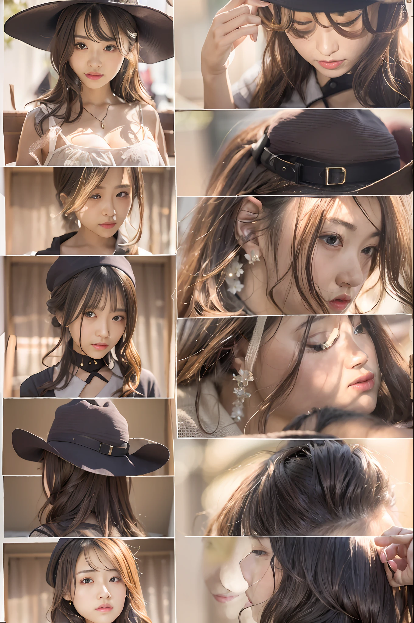 (reallistic:1.3)、A detailed、qulity、Rembrandt lighting、(masuter piece:1.2)、(Photorealsitic:1.2)、(best qualtiy)、(Detailed skin:1.3)、(intricate-detail)、Dramatic、Ray traching、One Girl、a japanese girl、Wavy hair、21 years old、huge tit、Big buttocks