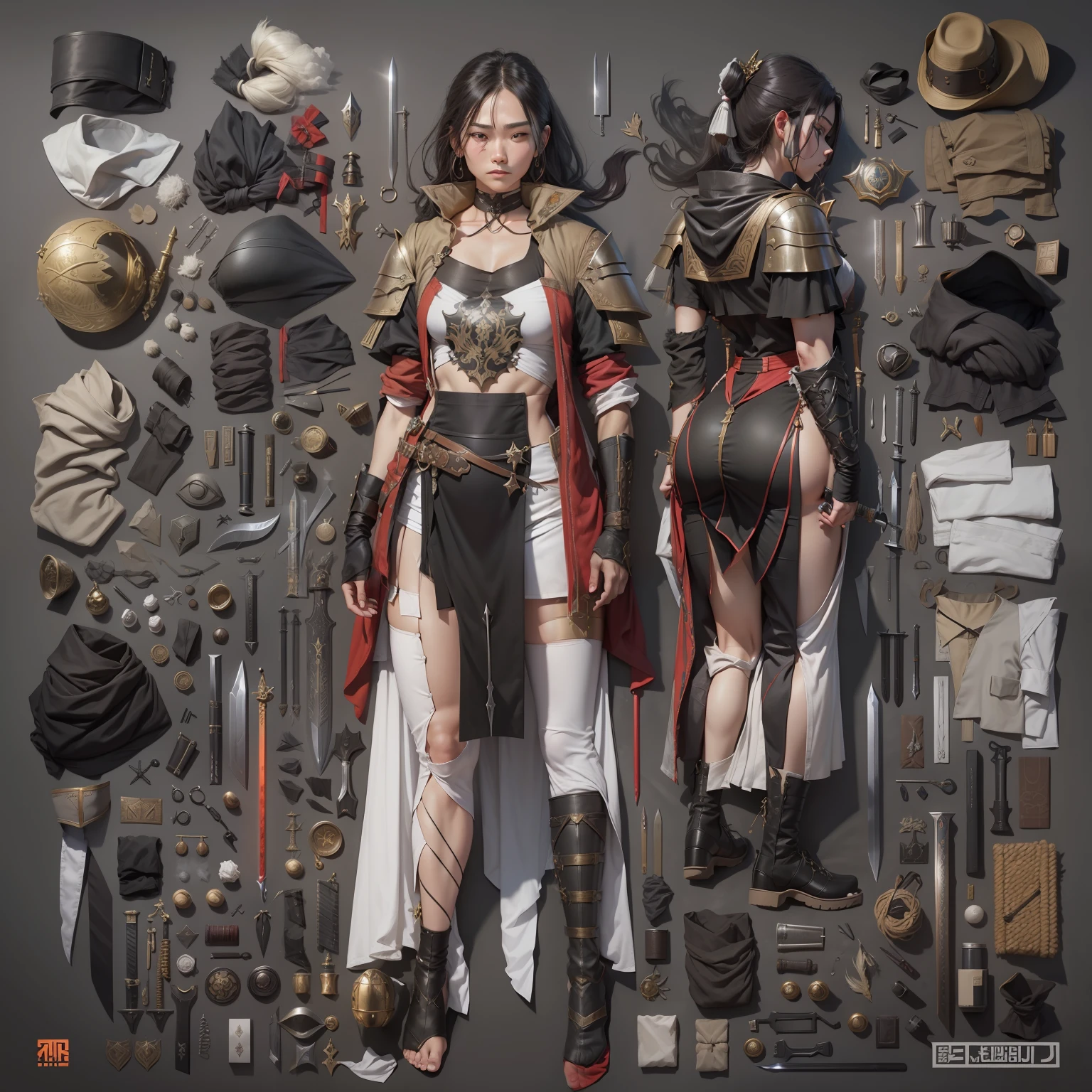 3 d model,Cupcakes, arma, The sword, halter, holdingweapon, 32K, Linen cloak, Top quality, Masterpiece:Faust,,1boys, long whitr hair, clouds, On your stomach, (tmasterpiece,k hd,hyper HD,16k),clutching a sword, buliding, Reflectors, bloods, Eastern Asia, Weapon focus, Skysky, brunette color hair, knifes, trouser, firey, banya, The clothes ar, bandagens, sword sheath, Masks, 独奏