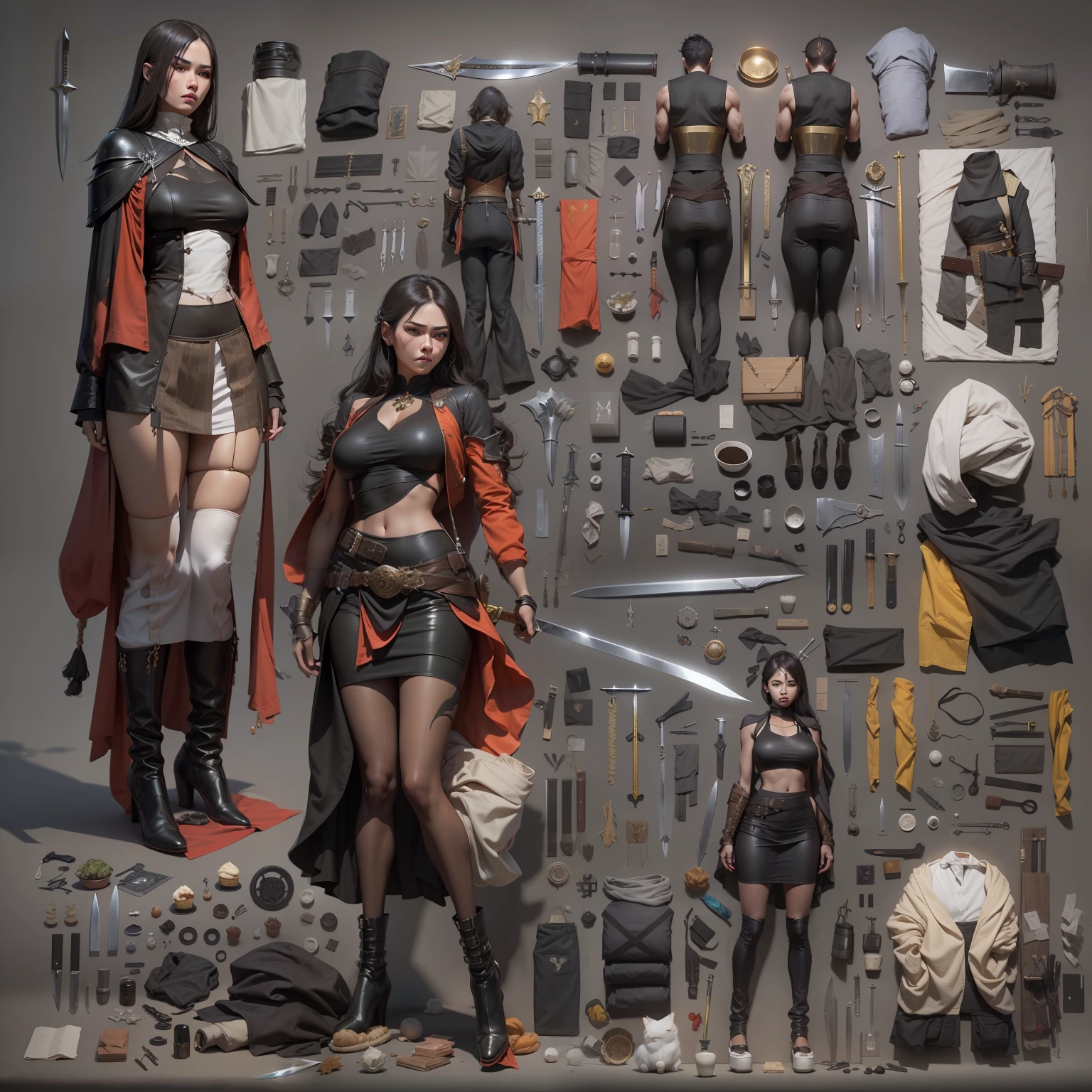 3 d model,Cupcakes, arma, The sword, halter, holdingweapon, 32K, Linen cloak, Top quality, Masterpiece:Faust,,1boys, long whitr hair, clouds, On your stomach, (tmasterpiece,k hd,hyper HD,16k),clutching a sword, buliding, Reflectors, bloods, Eastern Asia, Weapon focus, Skysky, brunette color hair, knifes, trouser, firey, banya, The clothes ar, bandagens, sword sheath, Masks, 独奏