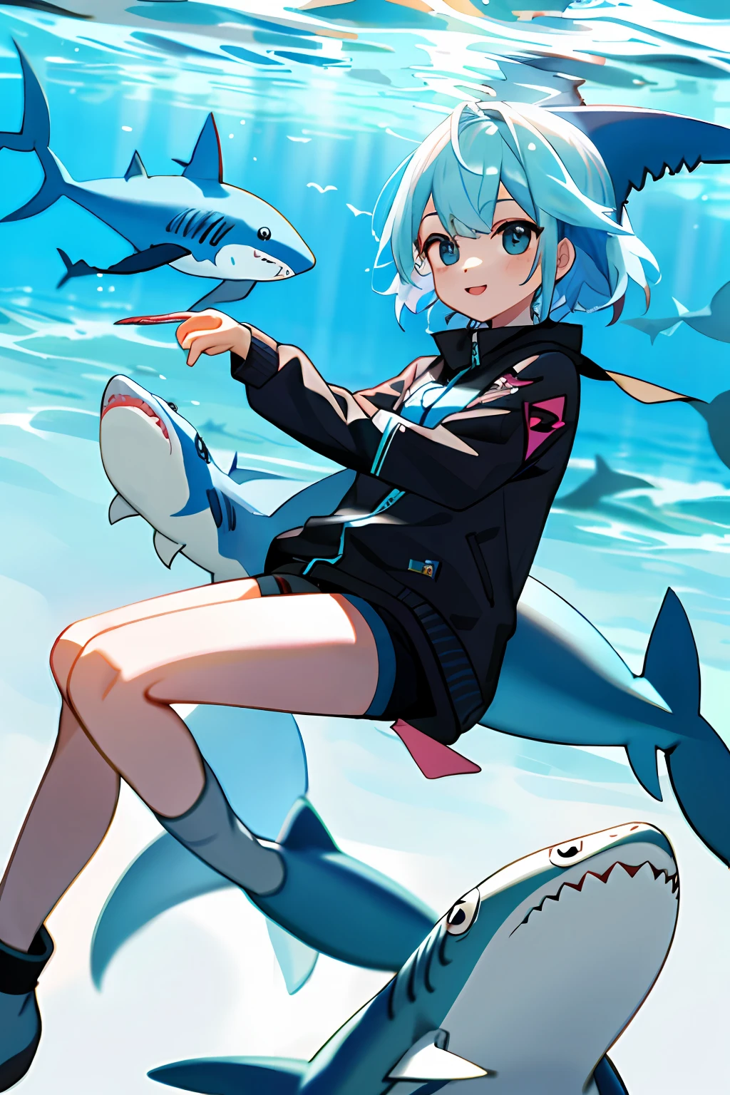 Female baby sharks
