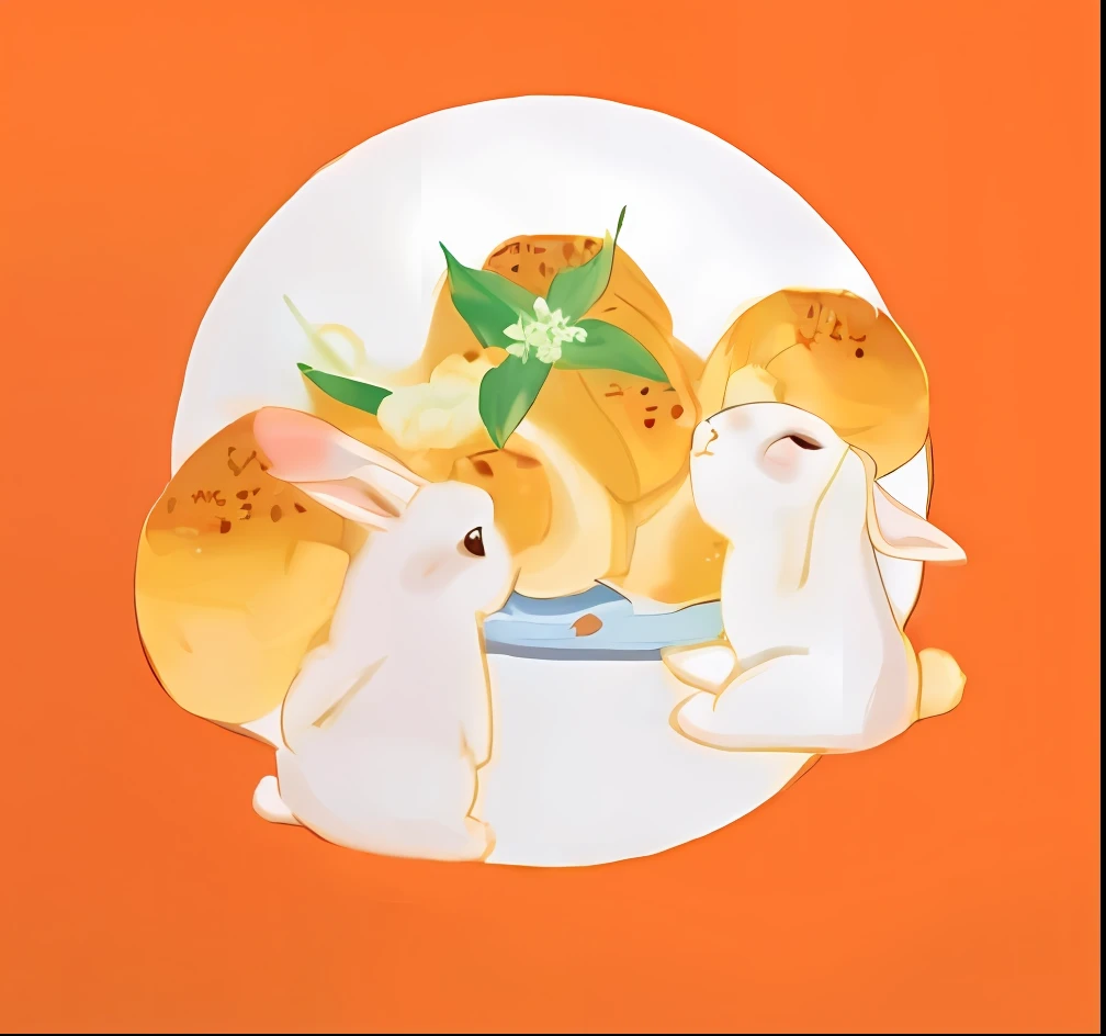 Two rabbits Crispy buns