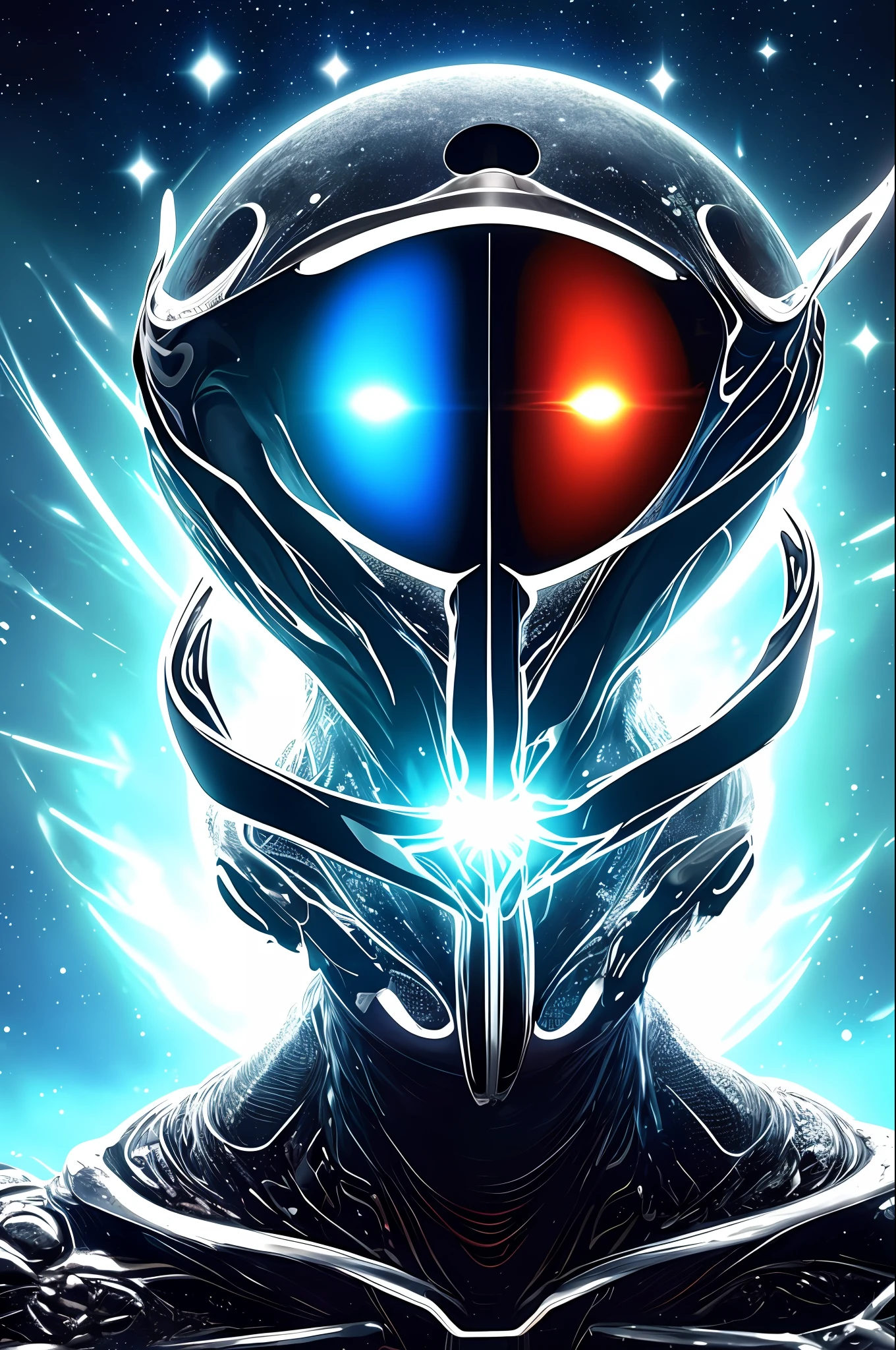 foto, retrato, cerebro, abstrato, um deus flutuando em chamas [uma descoberta de um buraco de minhoca leva a novos mundos|A cursed prince must marry a void], [scifi:fantasy:0.6] cinematic lighthing, fundo detalhado, centrado, estilizado em Michael Bay, insanamente detalhado, highes definition, arte conceitual, arte digital, vibrante, (a arte mais bonita do mundo:1.2),(V0id3nergy:1.3)