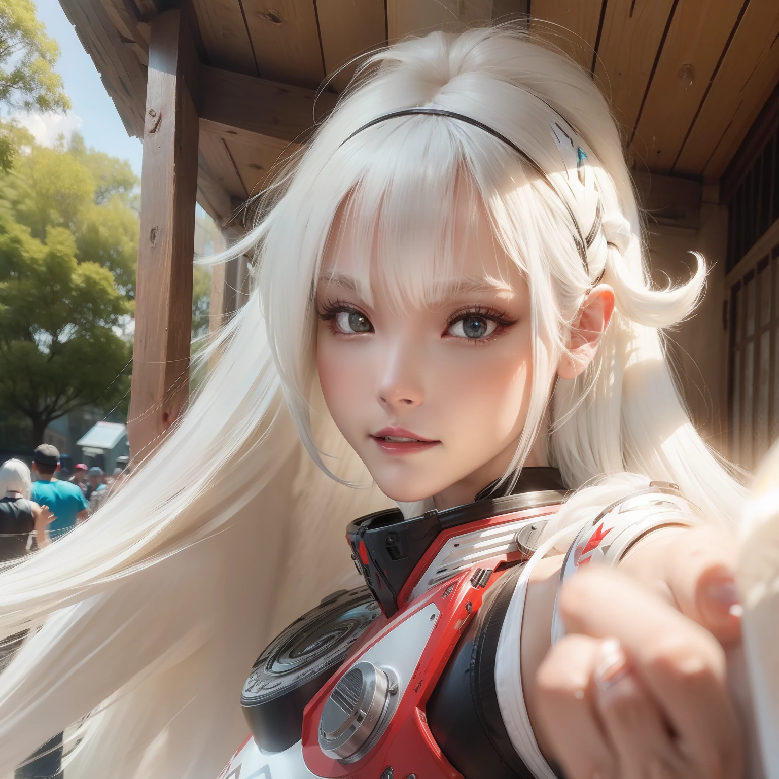 white  hair　　ember
