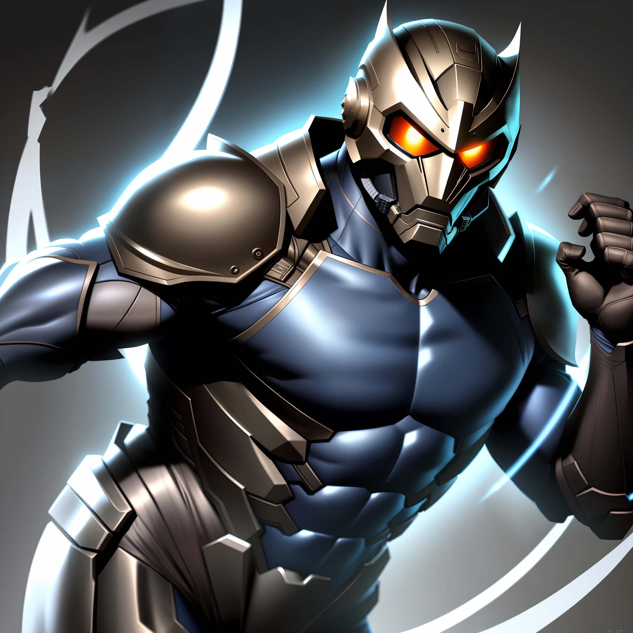 solo person,best qualtiy,Masks,Non-human,shelmet,armure,Male,masculine features,Strong,Tall and strong,Single photo,Close-up photos,Look ahead,超高分辨率,tightsuit,Muscular,Majestic and handsome,Half-body armor,Armor,Abs,Thick legs,vibrant with colors。