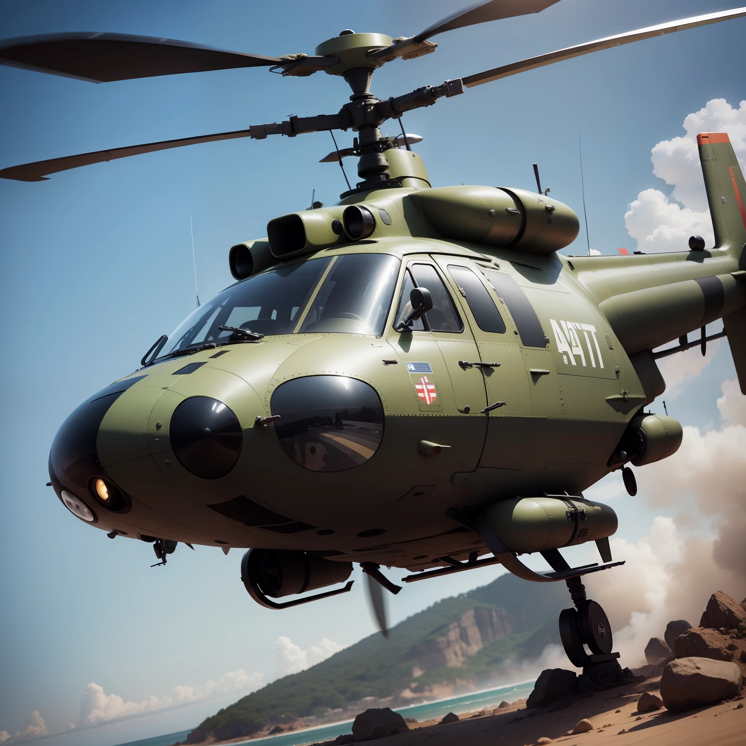 near future arma helicopter top-quality masterpiece