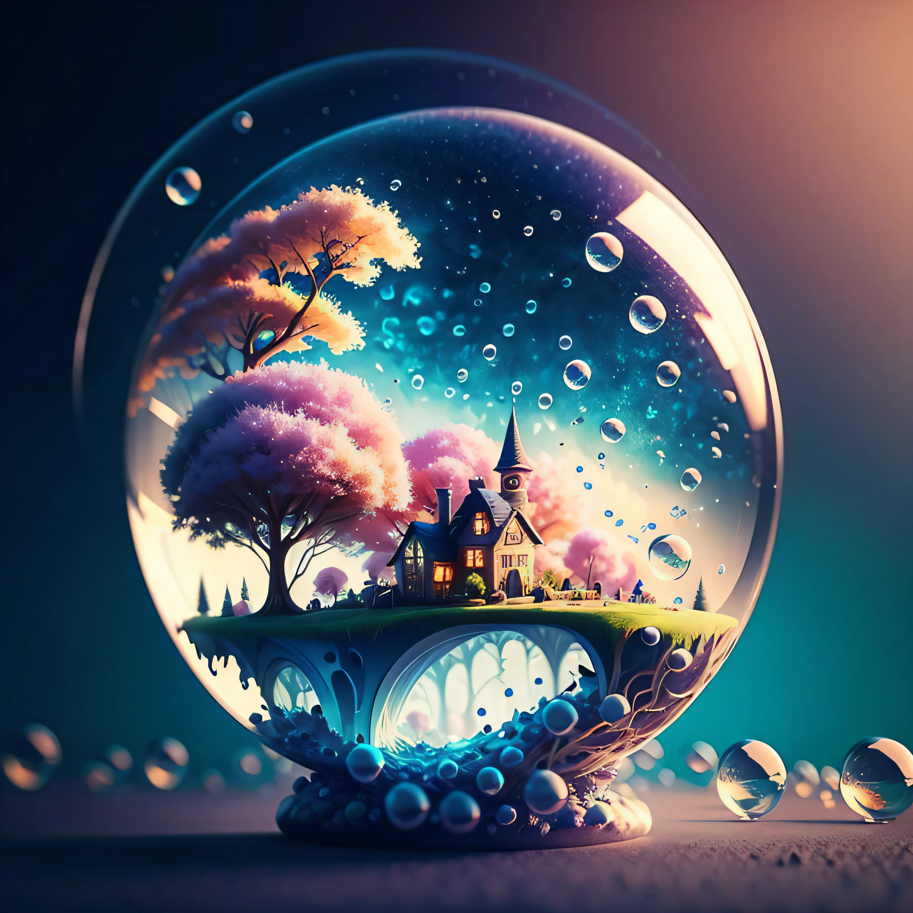 Bubble Kingdom Art，Modify