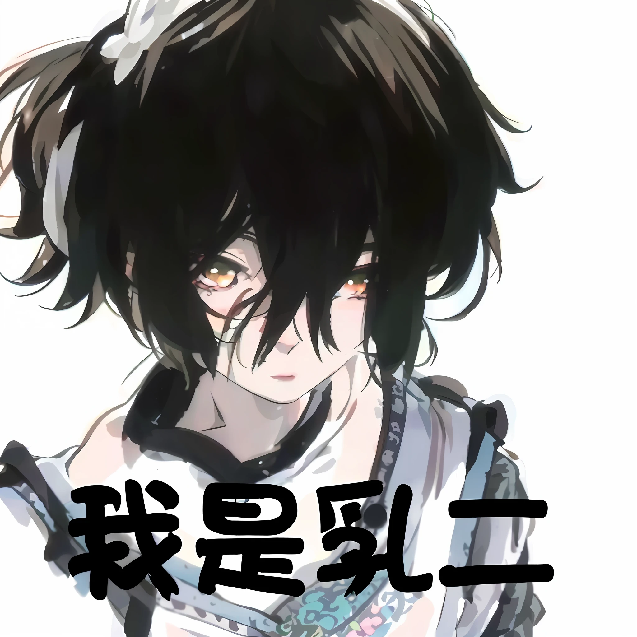 Anime characters with black and white backgrounds and reading text, l · Lawliet, An anime cover, lain iwakura, anime style only, In a Japanese anime style, Middle metaverse, anime big breast, Title kanji, shuushuu anime image, drawn in anime painter studio, made with anime painter studio