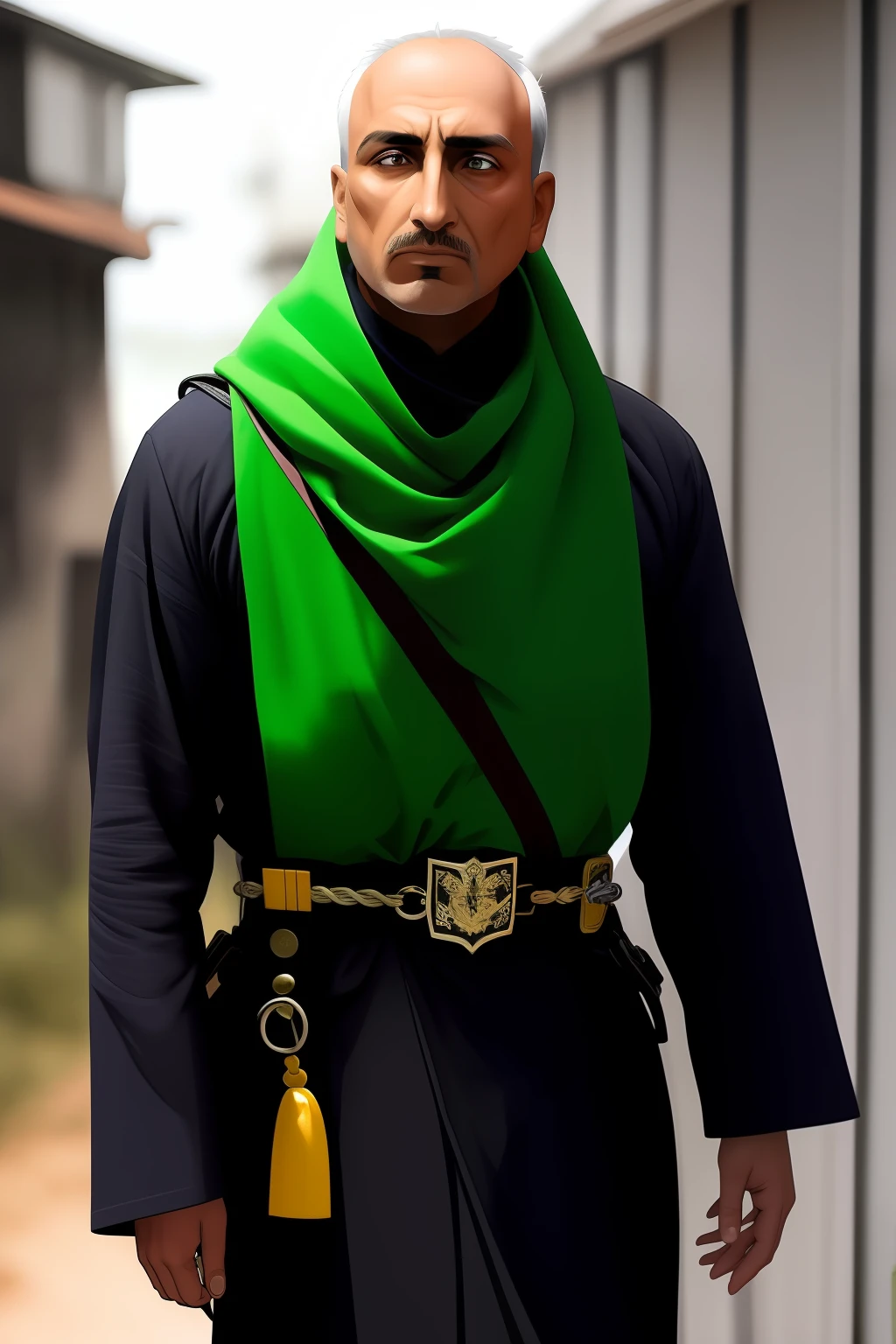 Homem 20 anos, ????? usando armaduras de paladino, segurando um machado e escudo cabelos pretos olhos verdes claros