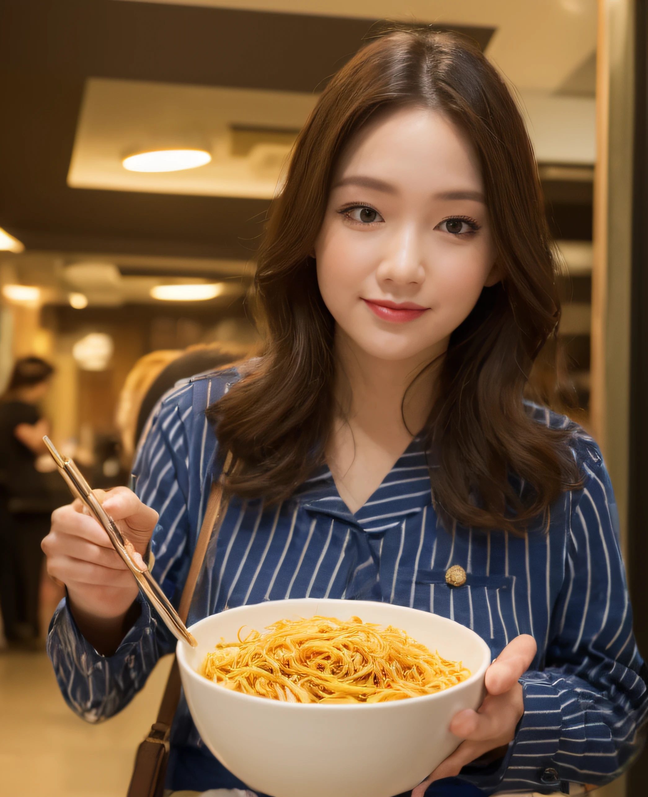 small finger, more Proportional finger and hand using chopstick
