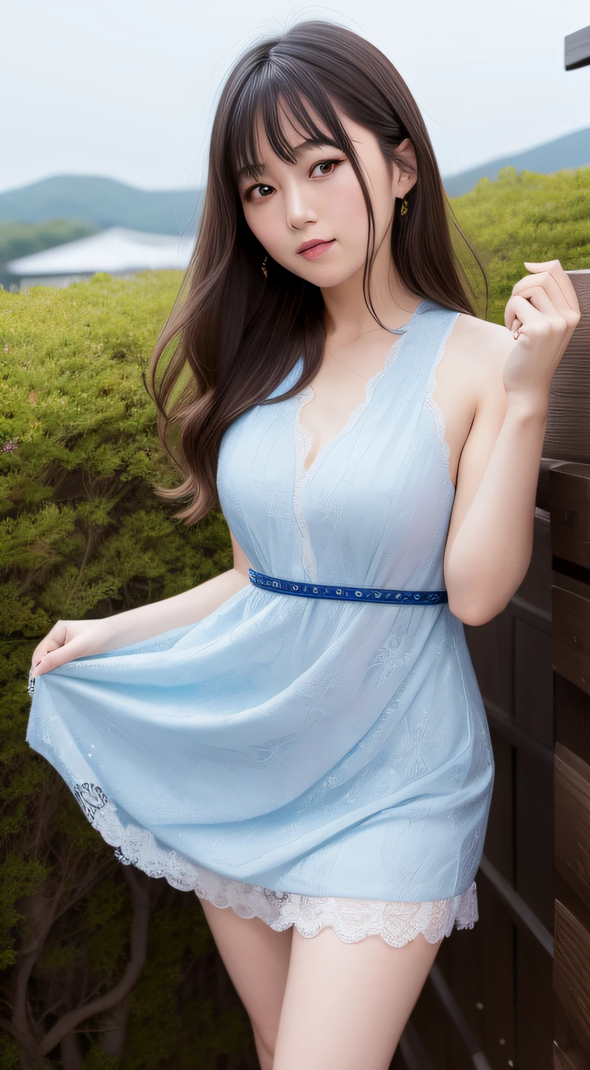 top-quality、masterpiece、ultra res、cute girl face、party dress、is wearing dress、full bodyesbian、Famous actresses of Japan、very beautif