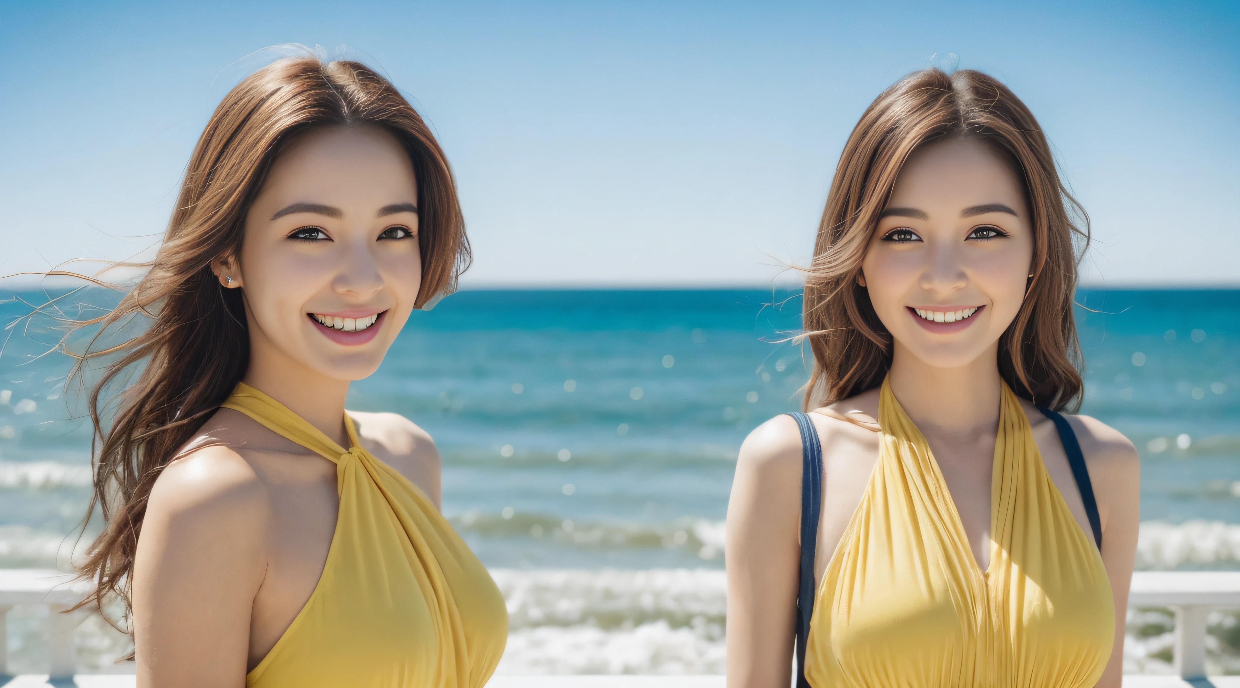 (tmasterpiece,top Quority,best qualtiy,offcial art,Beauty and aesthetics:1.2),(((1girl fly))),,baiyun,blue-sky,dress in yellow,(((full bodyesbian))),highest details,(Matte skin),aged 40 ,(A woman of mature style),plumw,(耳Nipple Ring),laughingly,(tmasterpiece:1.3),(8k,realisticlying,RAW photos,best qualtiy:1.4),beauitful face,(photorealiscic face),Attractive,超高分辨率,Ultra photo realsisim,highly detailed,the golden ratio,(exteriors,the ocean,zori),