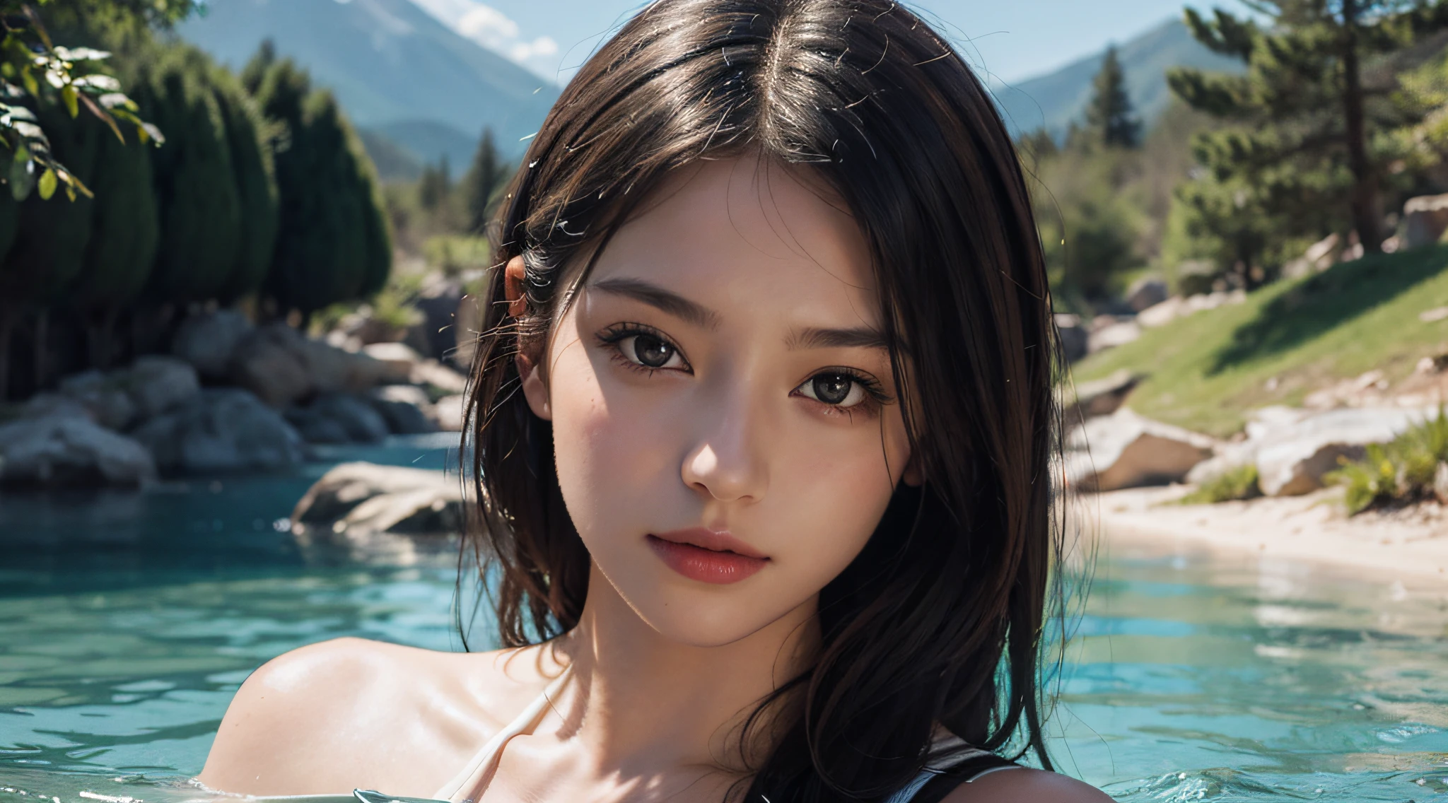 Best quality,masterpiece,ultra high res,(photorealistic:1.4),1girl,shoulder,charming,Looking at the camera,