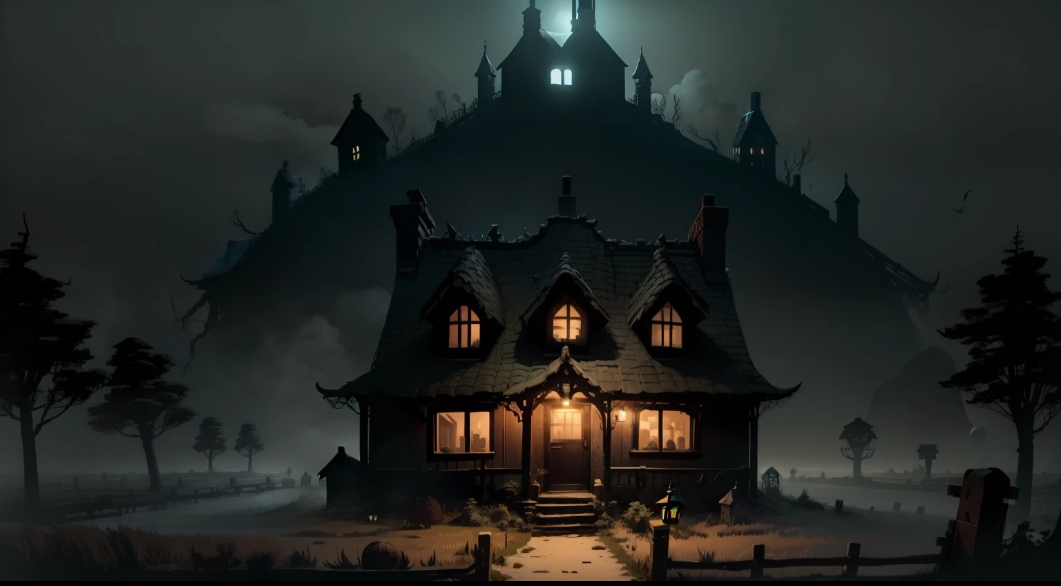 A mysterious and terrifying cottage