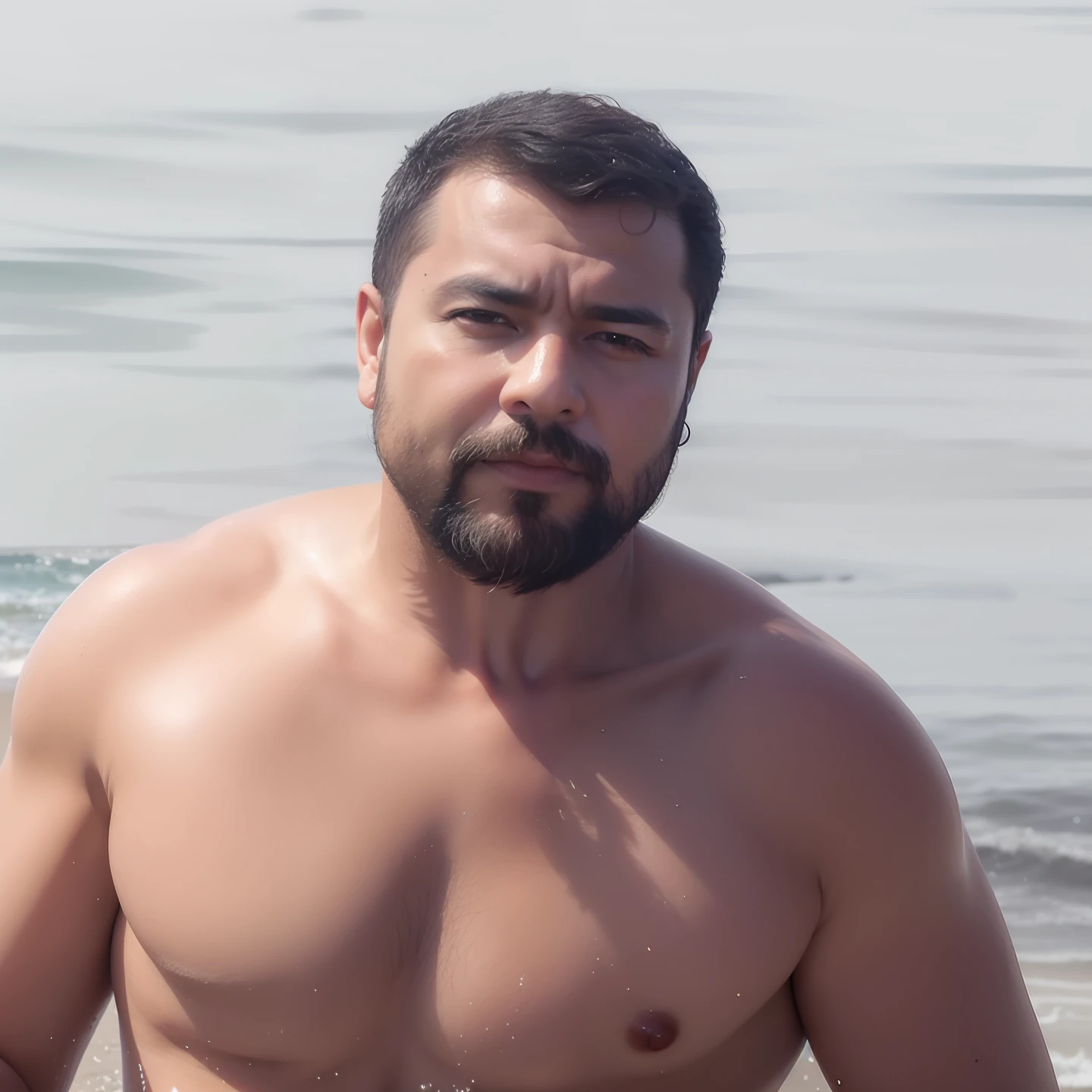 Na praia