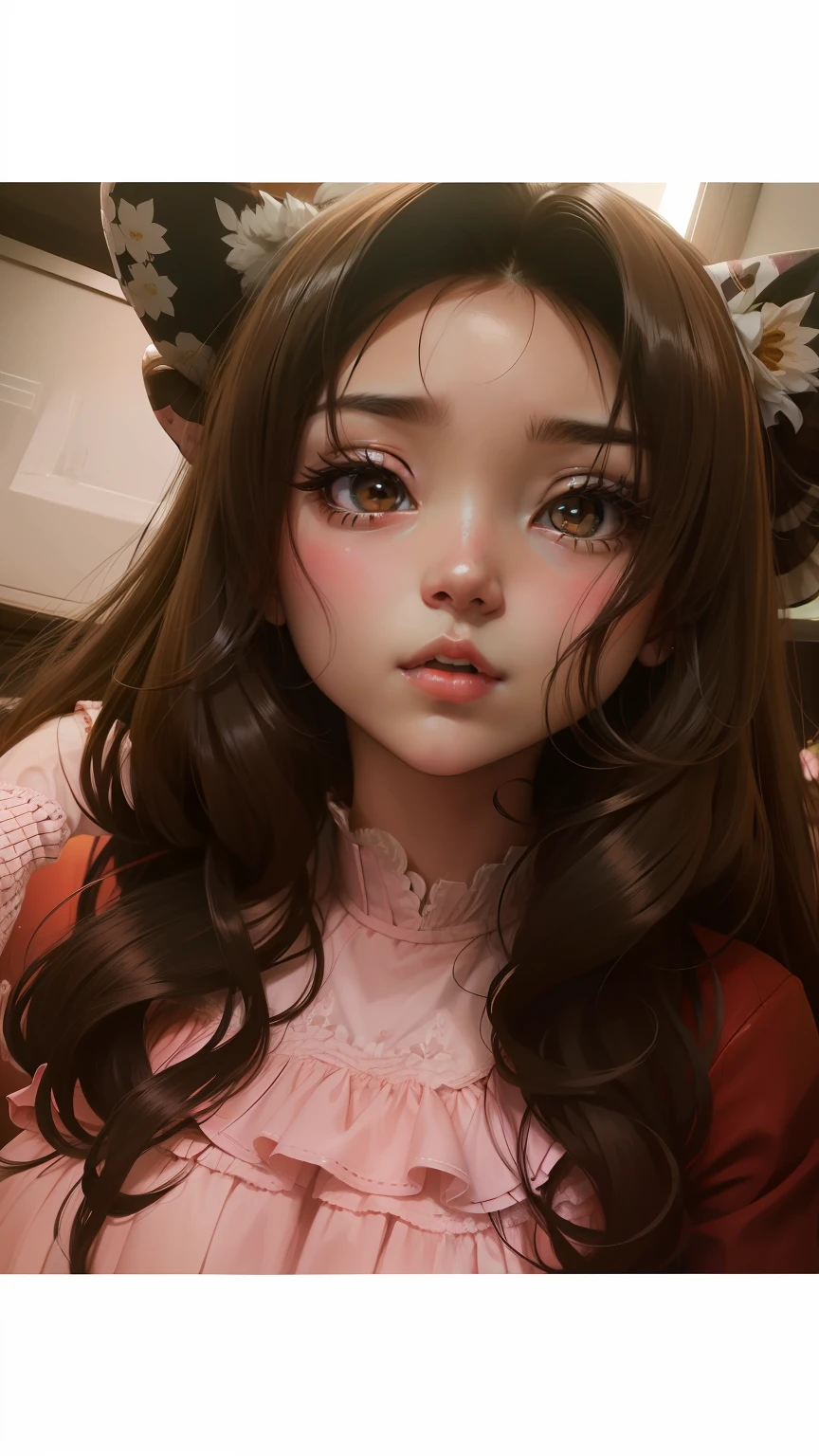 Turn into manga anime kawaii style girl