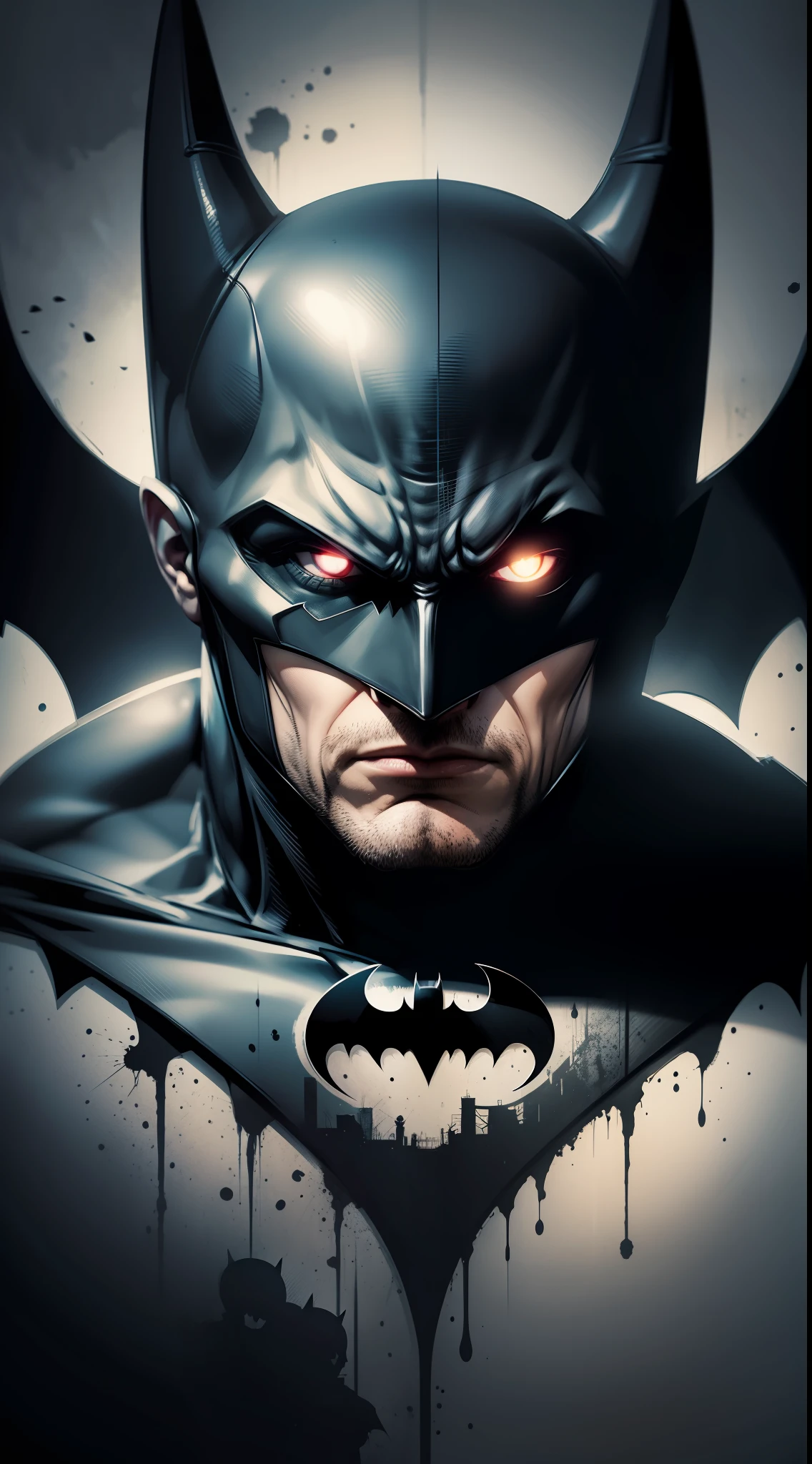 PSYCHO LOGO DE BATMAN,NFT ART
