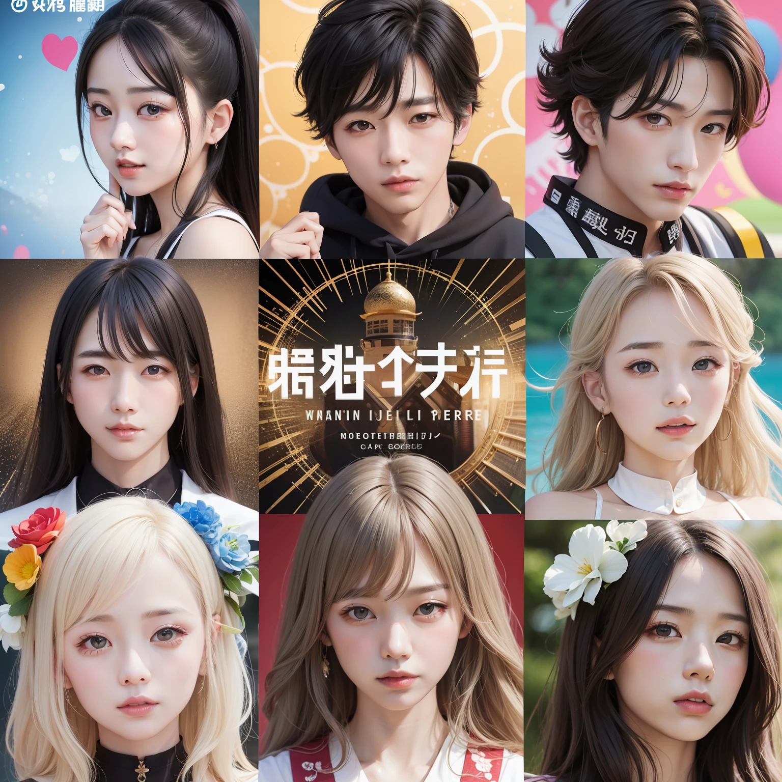 Beautiful men and women、Idol、Group of 5、Popularity、夏天、