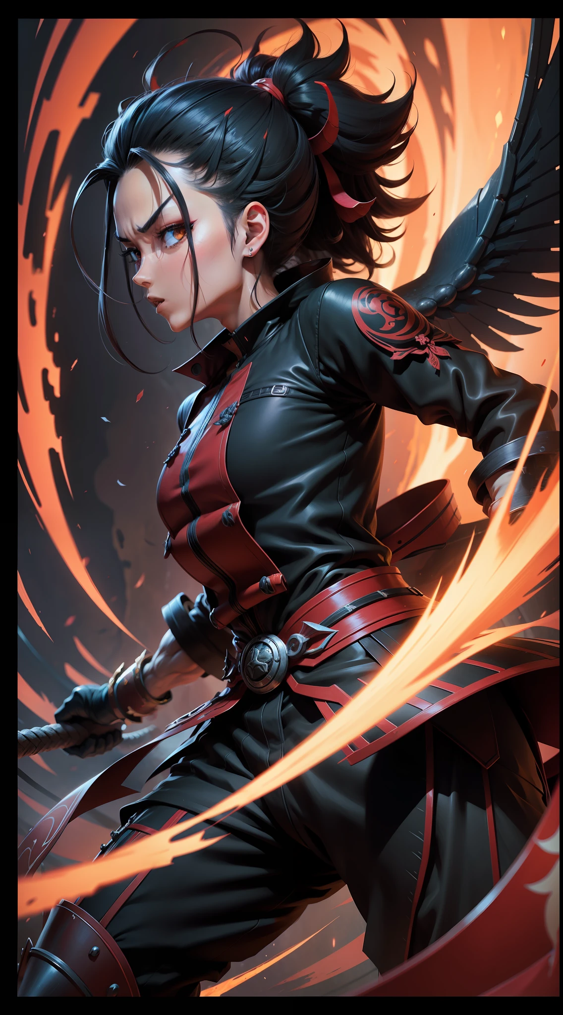 TANJIRO BATTLE BOSS,ULTRA DETAIL,ART,NFT