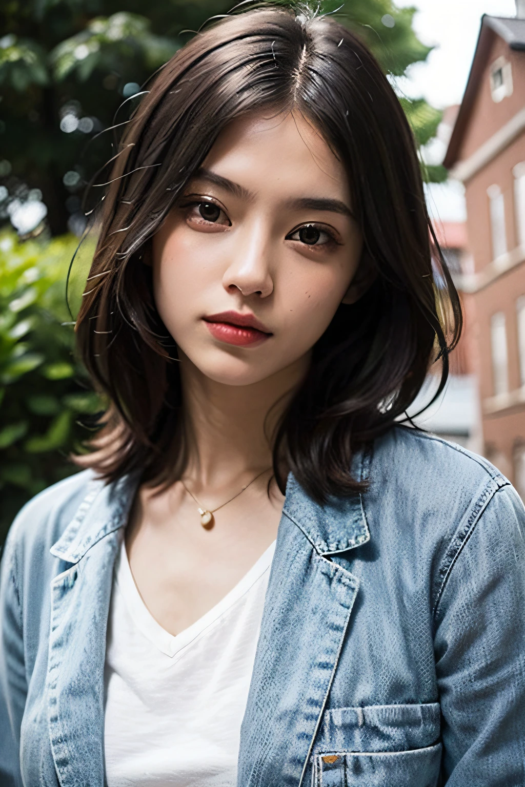 1girl, hyperrealistic, outside