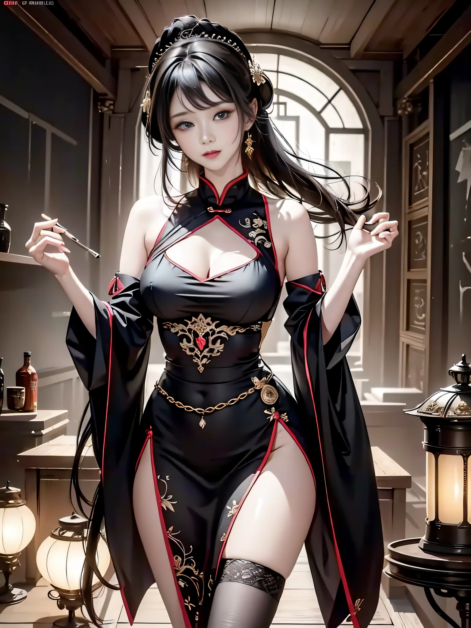 Works of masters，Best image quality，Higher quality，high detal，超高分辨率，8K分辨率，a matural female，zombi，RAW photos