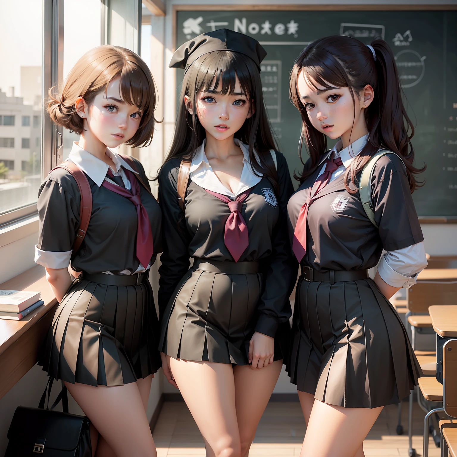 nakeness，schoolgirls
