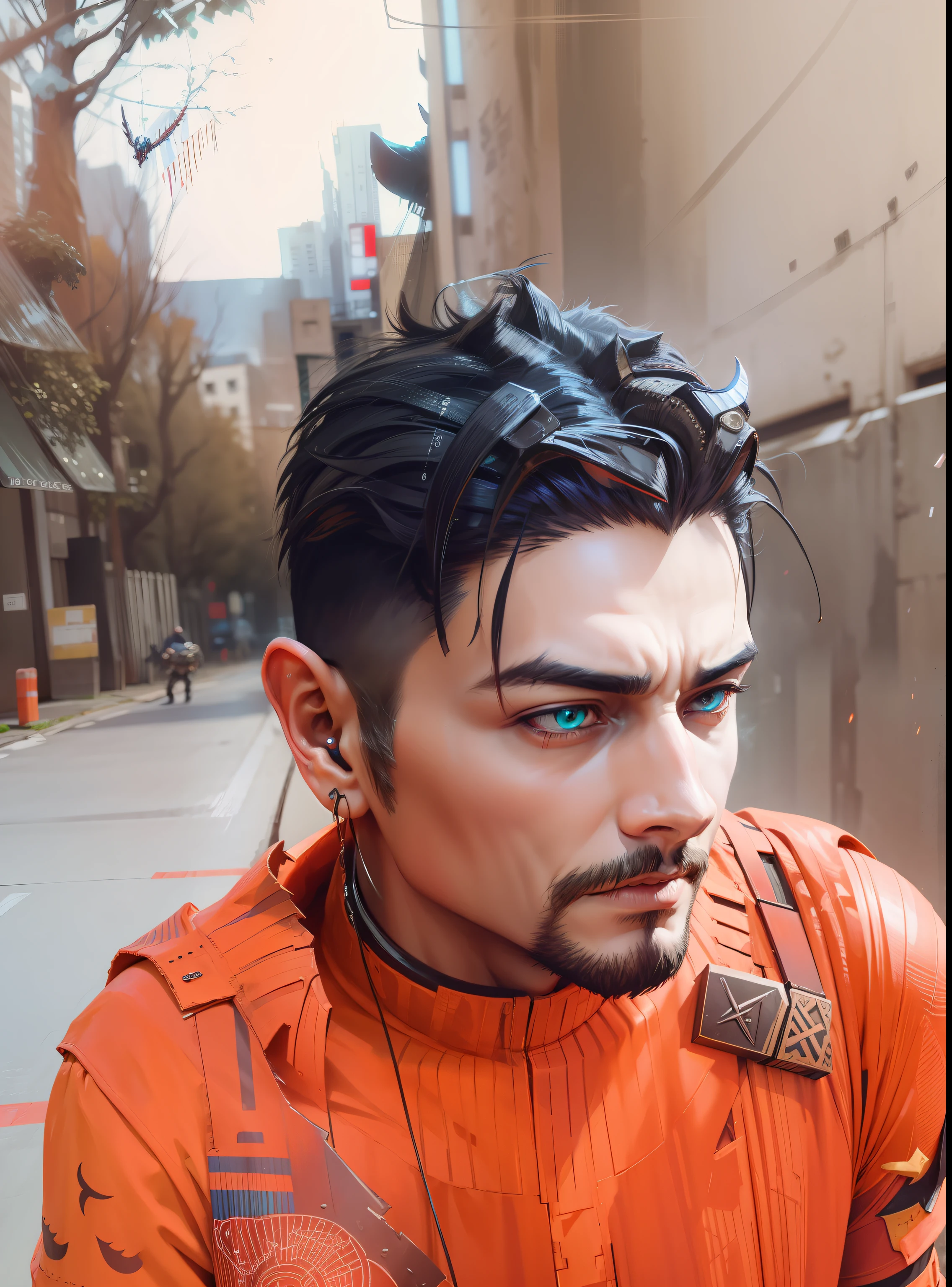 Devil, Monster, Anime, Flying, cyberpunk, Ancient,